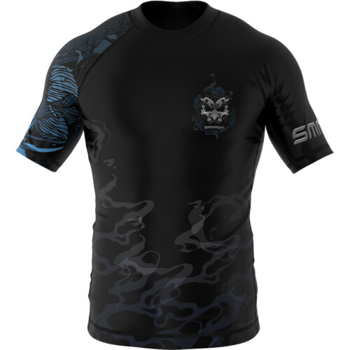 Rashguard MMA z krótkim rękawem męski SMMASH TAKEO