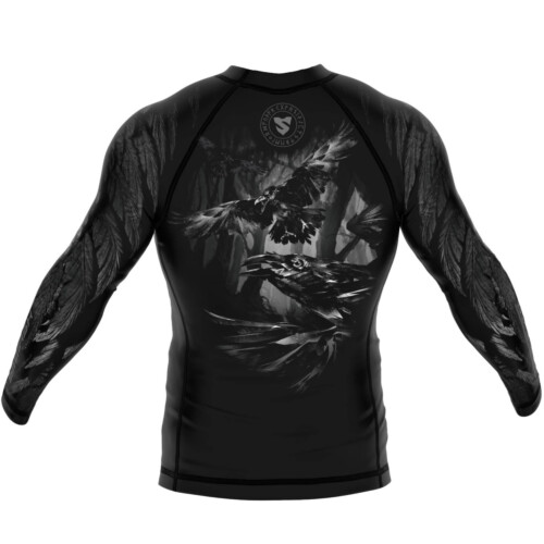 Rashguard MMA z długim rękawem męski SMMASH RAVEN