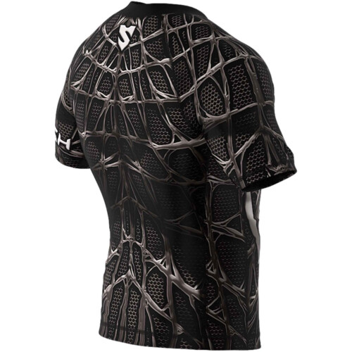 Rashguard MMA z krótkim rękawem męski SMMASH VENOMOUS