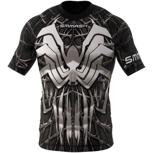 Rashguard MMA z krótkim rękawem męski SMMASH VENOMOUS