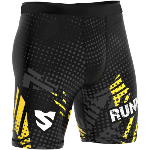 Krótkie legginsy do biegania i OCR męskie SMMASH RMG SHARP