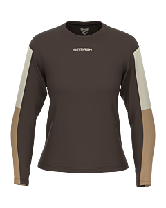 DAMSKA LUŹNA KOSZULKA TECHNICZNA Z DŁUGIM RĘKAWEM