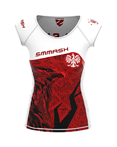 DAMSKA KOSZULKA TRENINGOWA Z KRÓTKIM RĘKAWEM