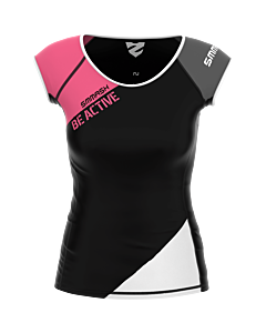 DAMSKA KOSZULKA TRENINGOWA Z KRÓTKIM RĘKAWEM