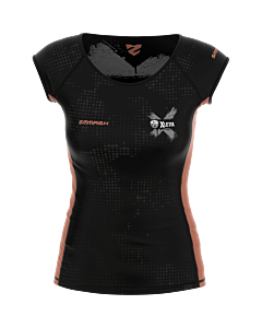 DAMSKA KOSZULKA TRENINGOWA Z KRÓTKIM RĘKAWEM