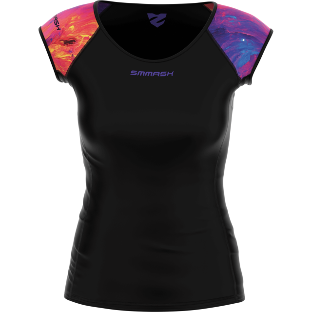 DAMSKA KOSZULKA TRENINGOWA Z KRÓTKIM RĘKAWEM