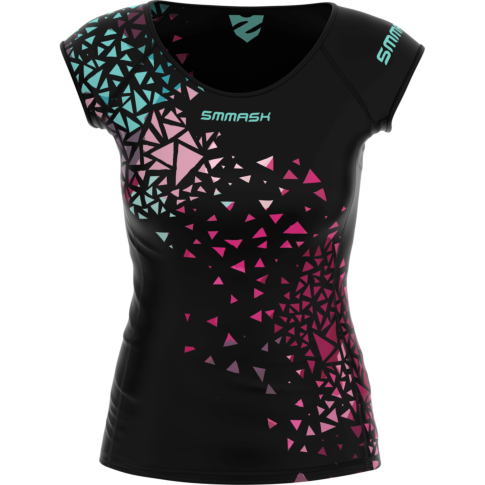 DAMSKA KOSZULKA TRENINGOWA Z KRÓTKIM RĘKAWEM