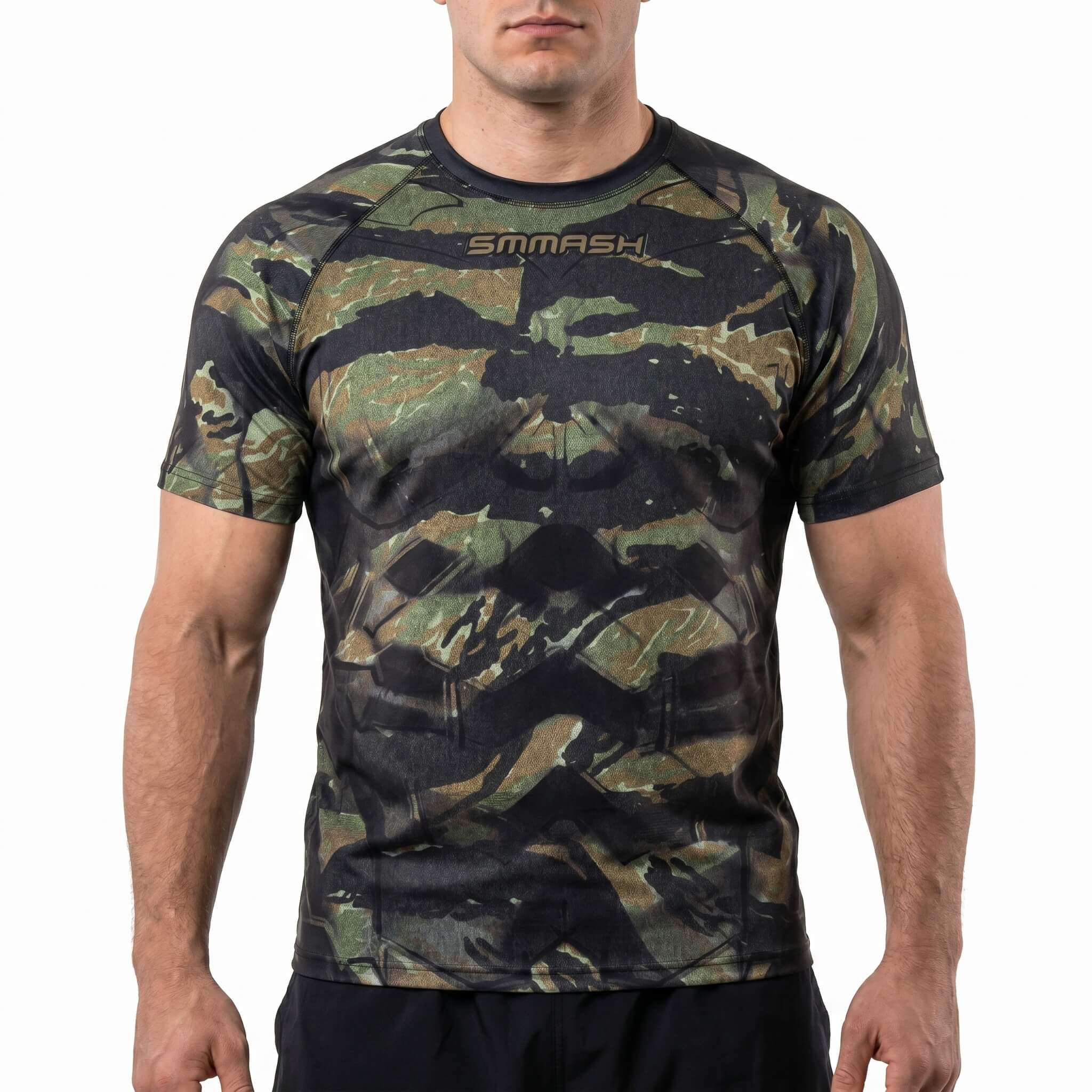 MESKA LUŹNA KOSZULKA TRENINGOWA Z KRÓTKIEM RĘKAWEM TIGER ARMOUR
