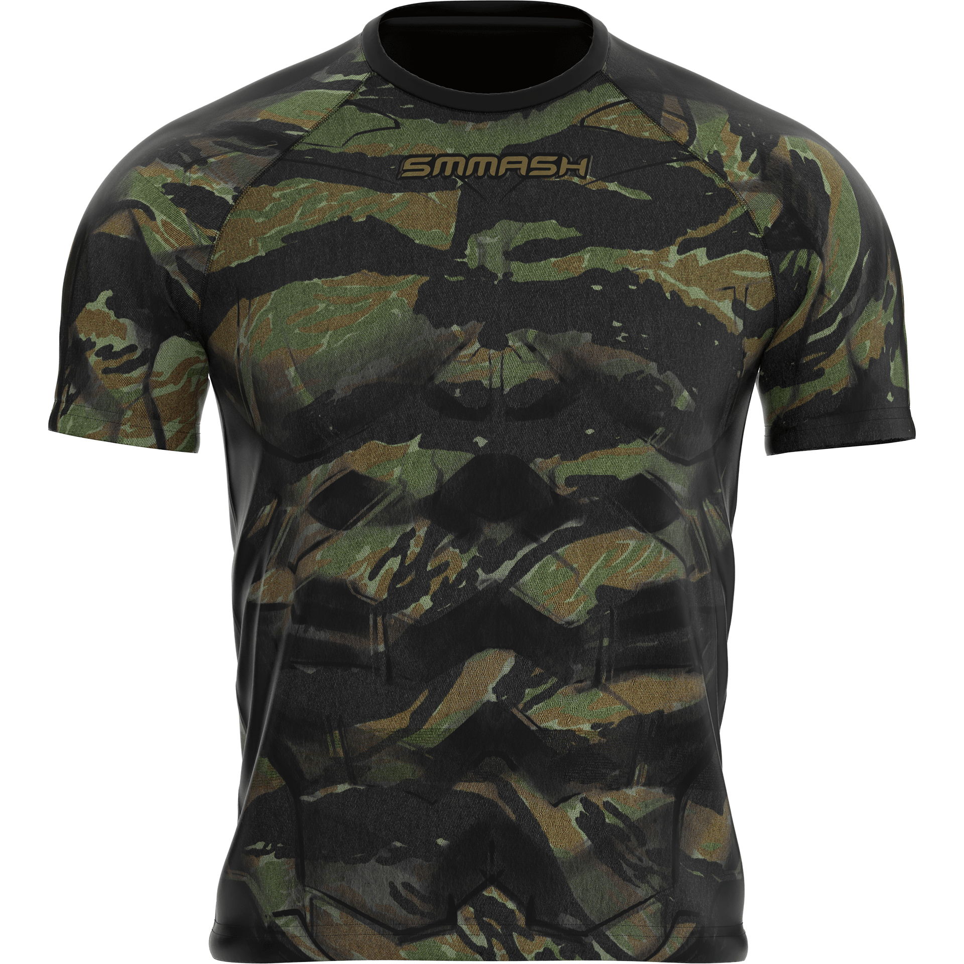 Męska Koszulka Sportowa Khaki TIGER ARMOUR