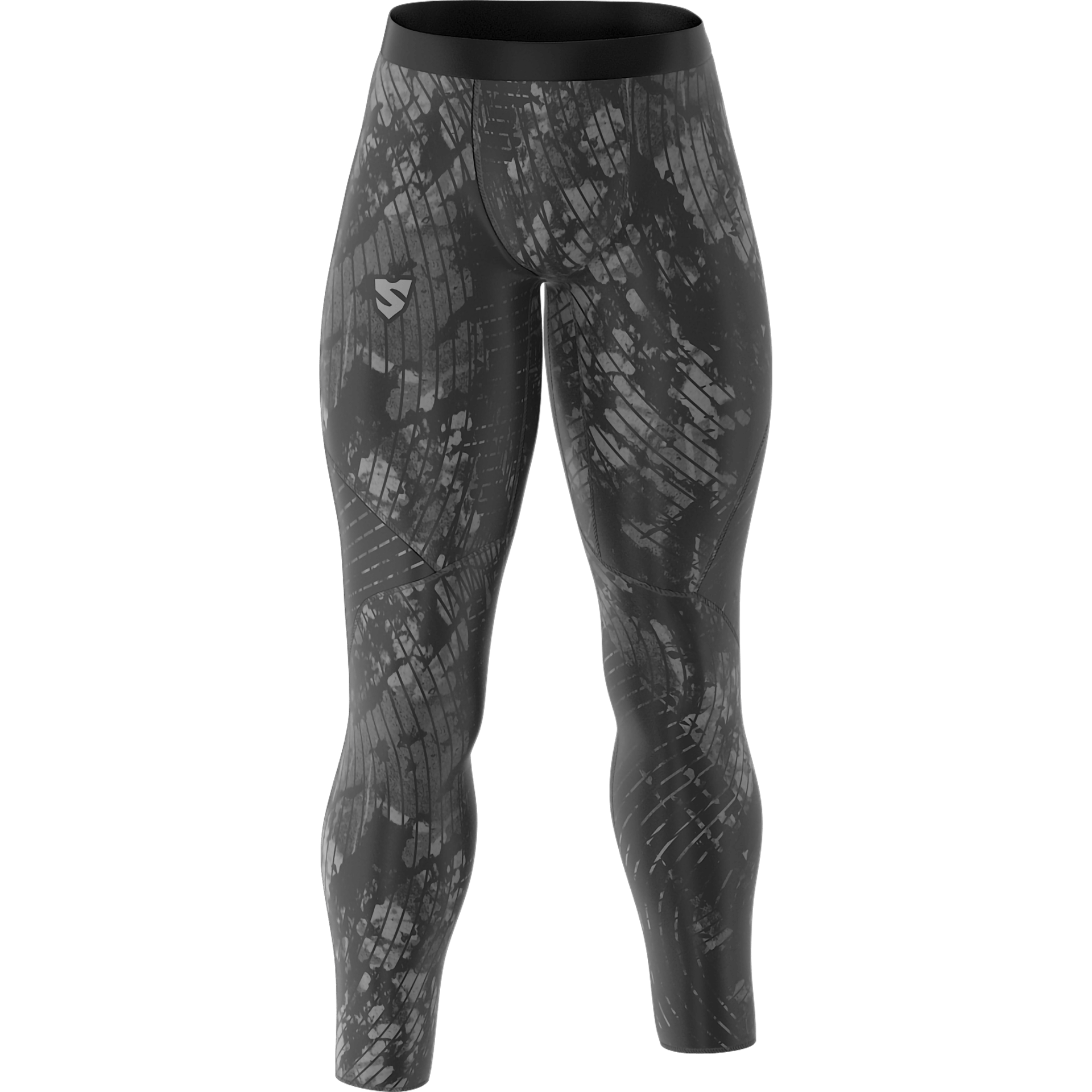 Męskie Legginsy Sportowe FLURRY