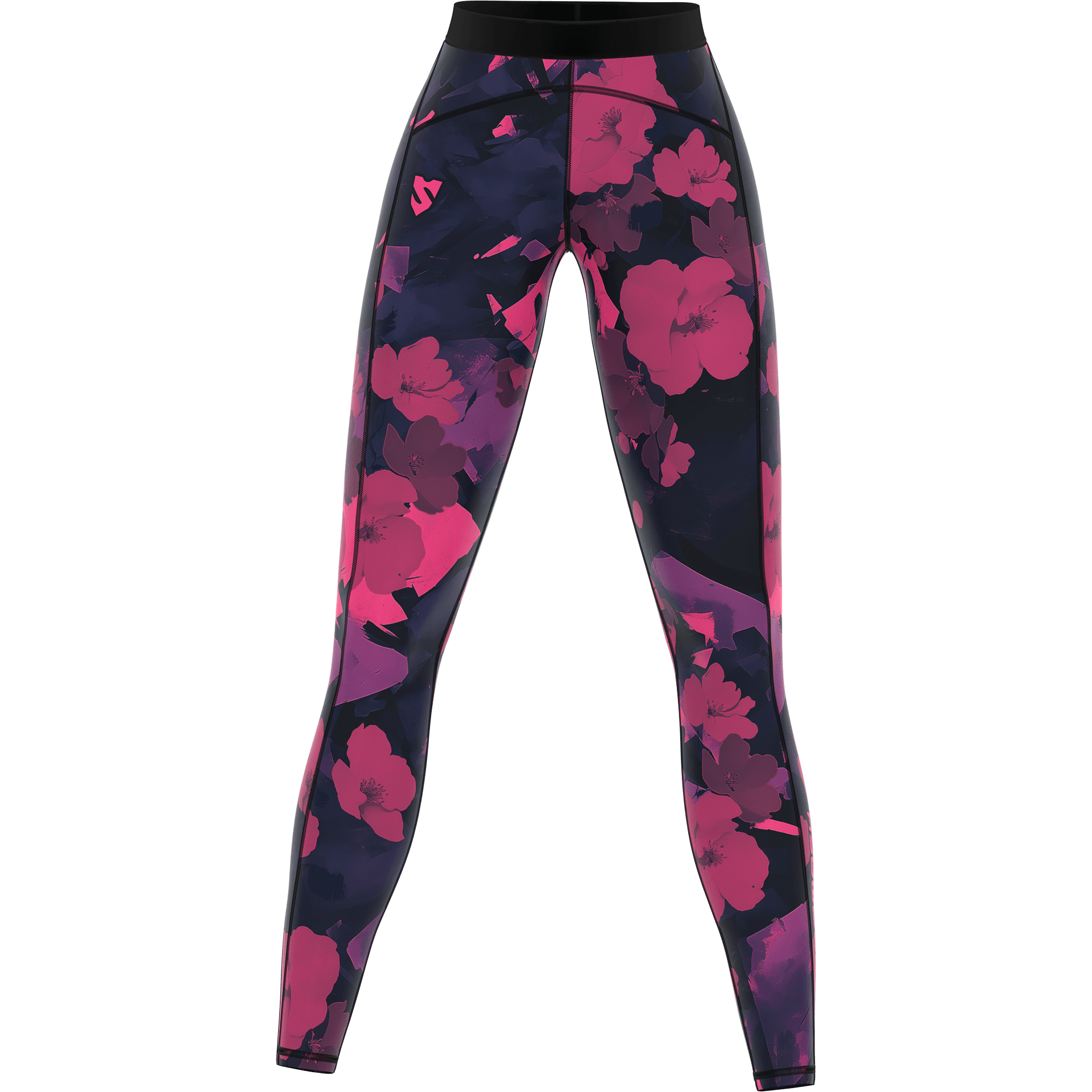 Legginsy Sportowe Flowery SMMASH – Elastyczność i Wyrazistość FLOWERY