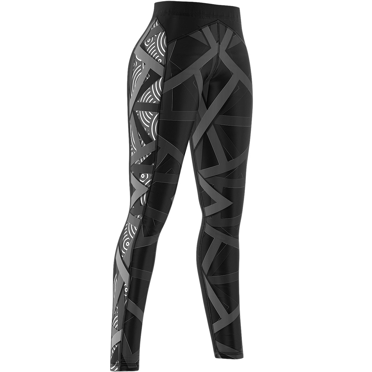 Wzorzyste Legginsy Damskie Na Siłownie VITRAGE