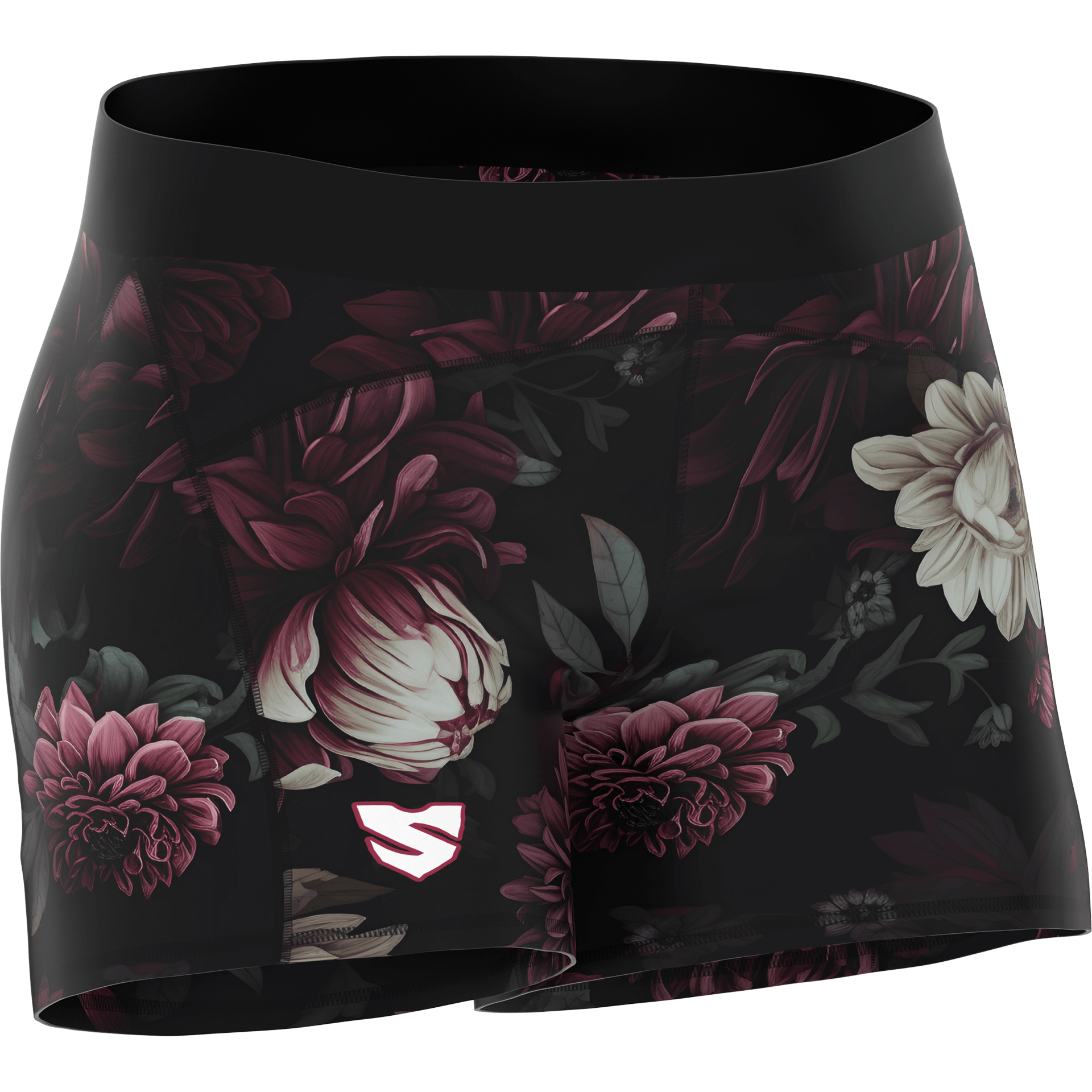 Damskie Krótkie Spodenki Push-Up w Kwiaty – SMMASH CHILL AUTUMN