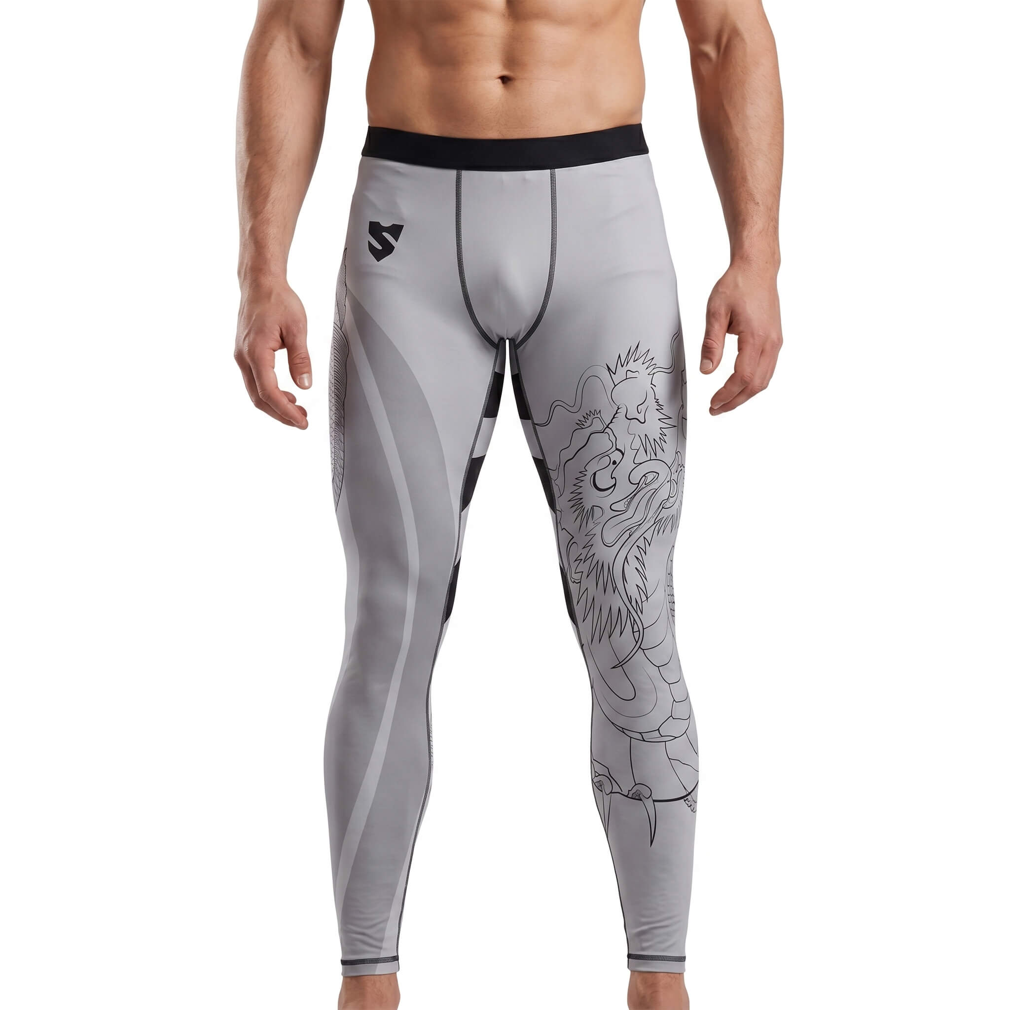 MĘSKIE DŁUGIE LEGGINSY TRENINGOWE KOI