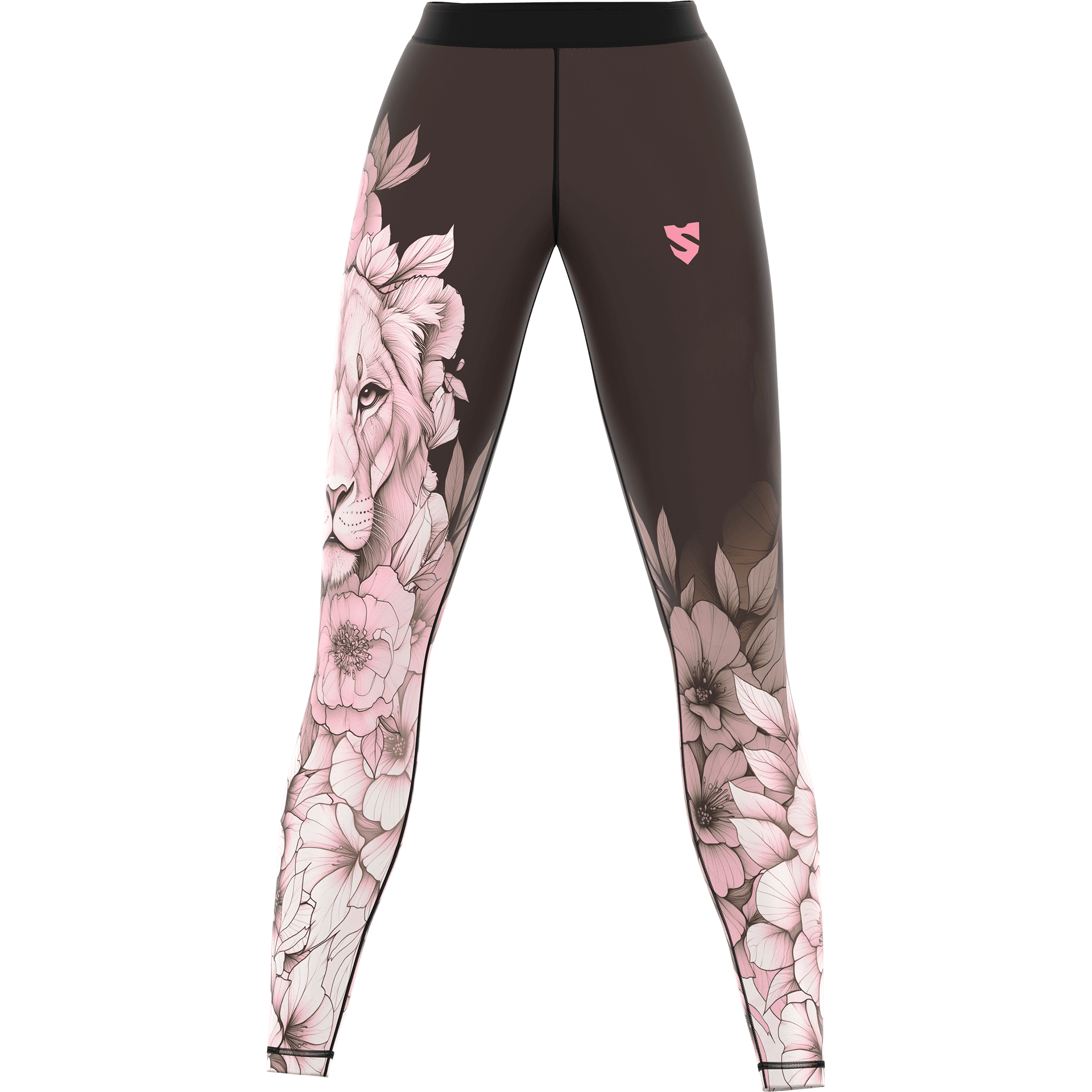 Damskie legginsy do biegania i OCR SMMASH Cocoa COCOA