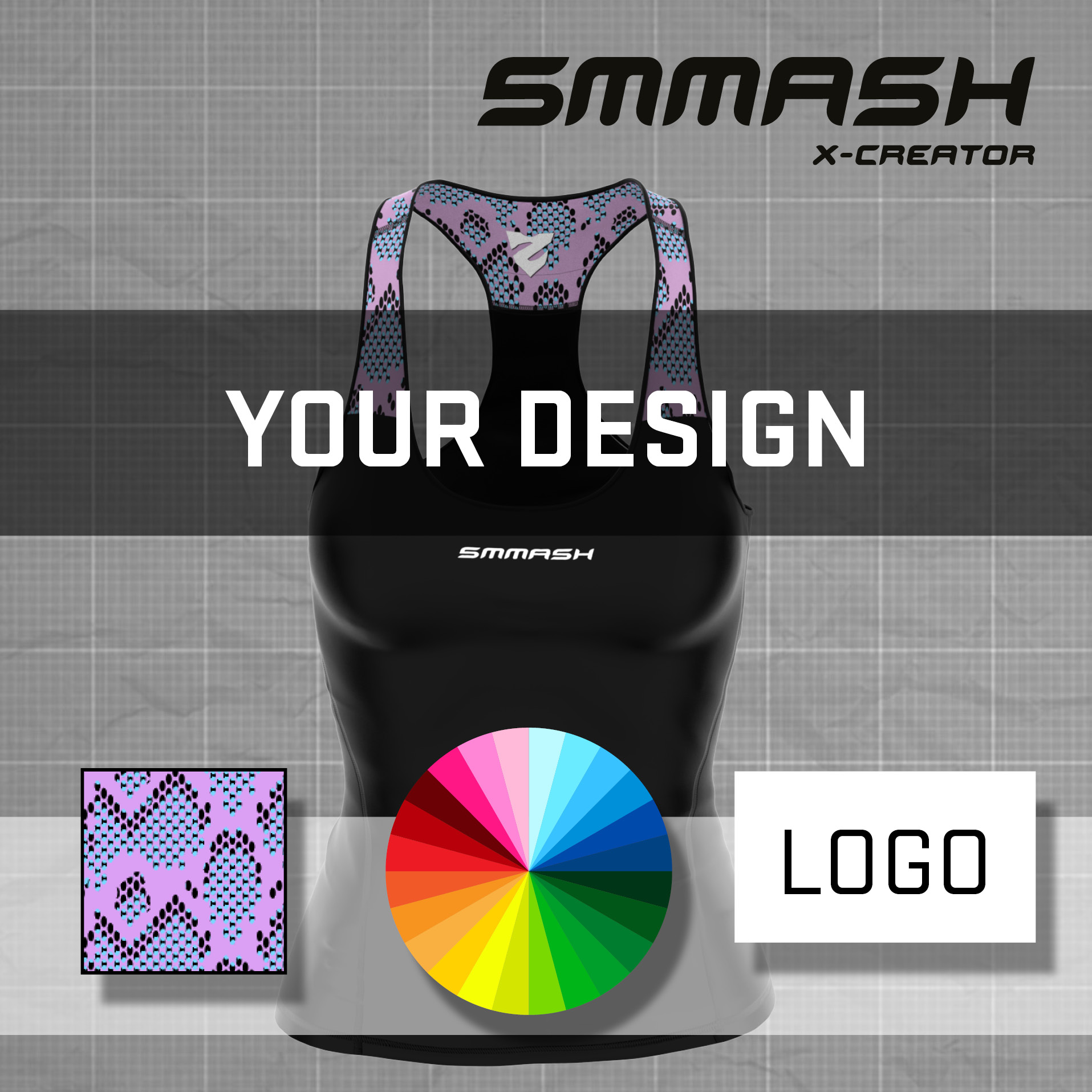 ZAPROJEKTUJ SWÓJ TANK TOP DAMSKI (TT1) XCREATOR - Twój projekt
