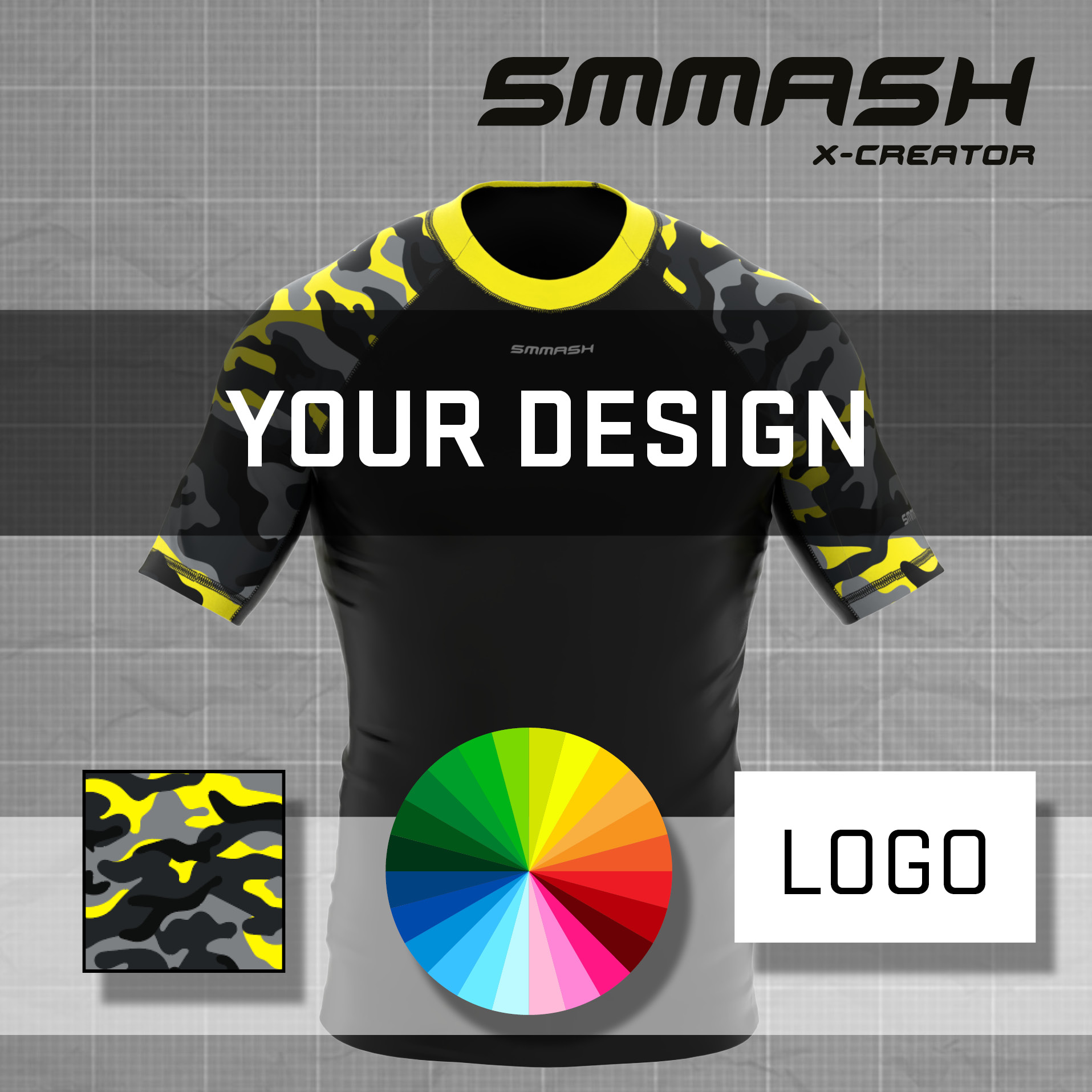 ZAPROJEKTUJ SWÓJ RASHGUARD MĘSKI (RS02) XCREATOR - Twój projekt