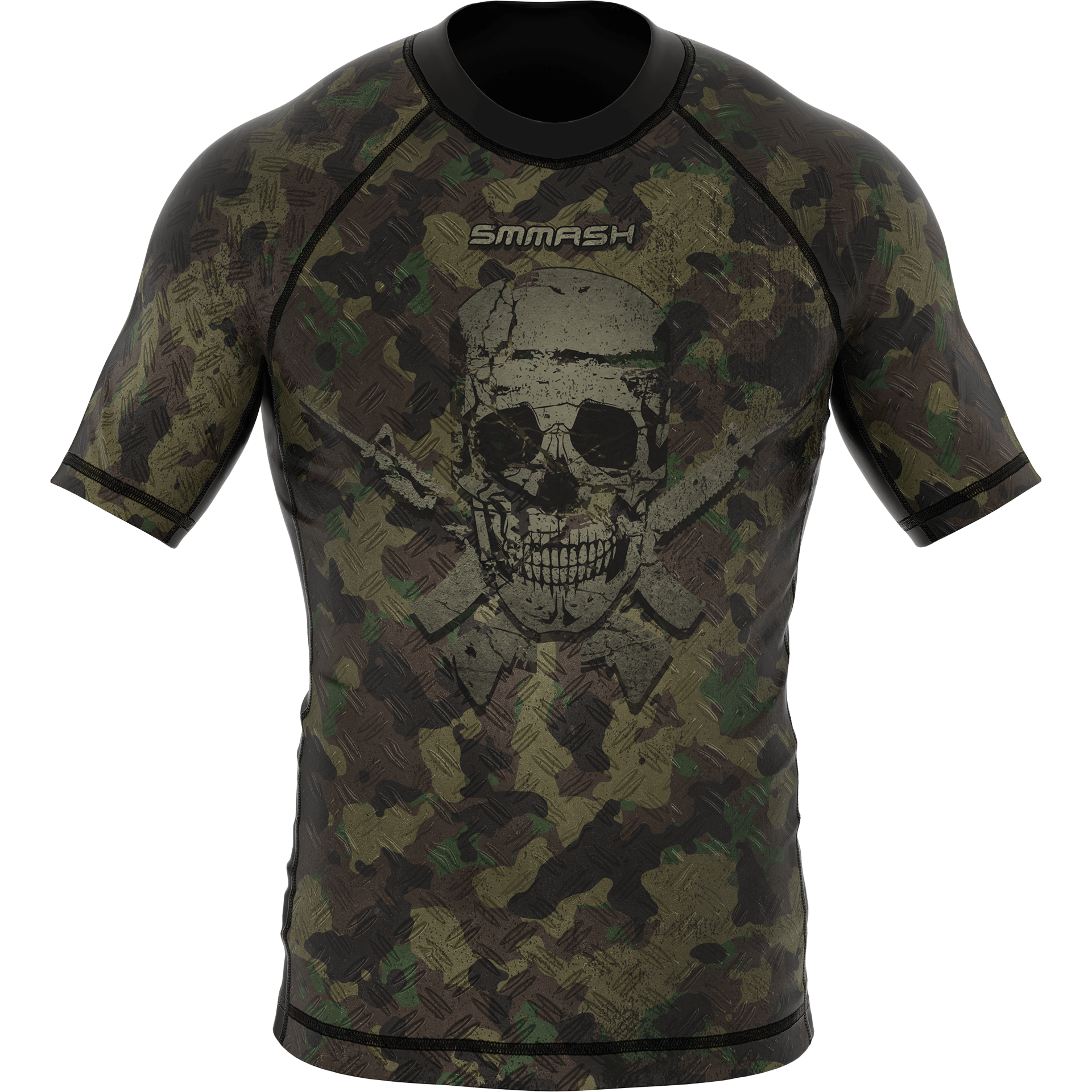 Rashguard MMA Męski Z Motywem Czaszki COMBAT 3.0