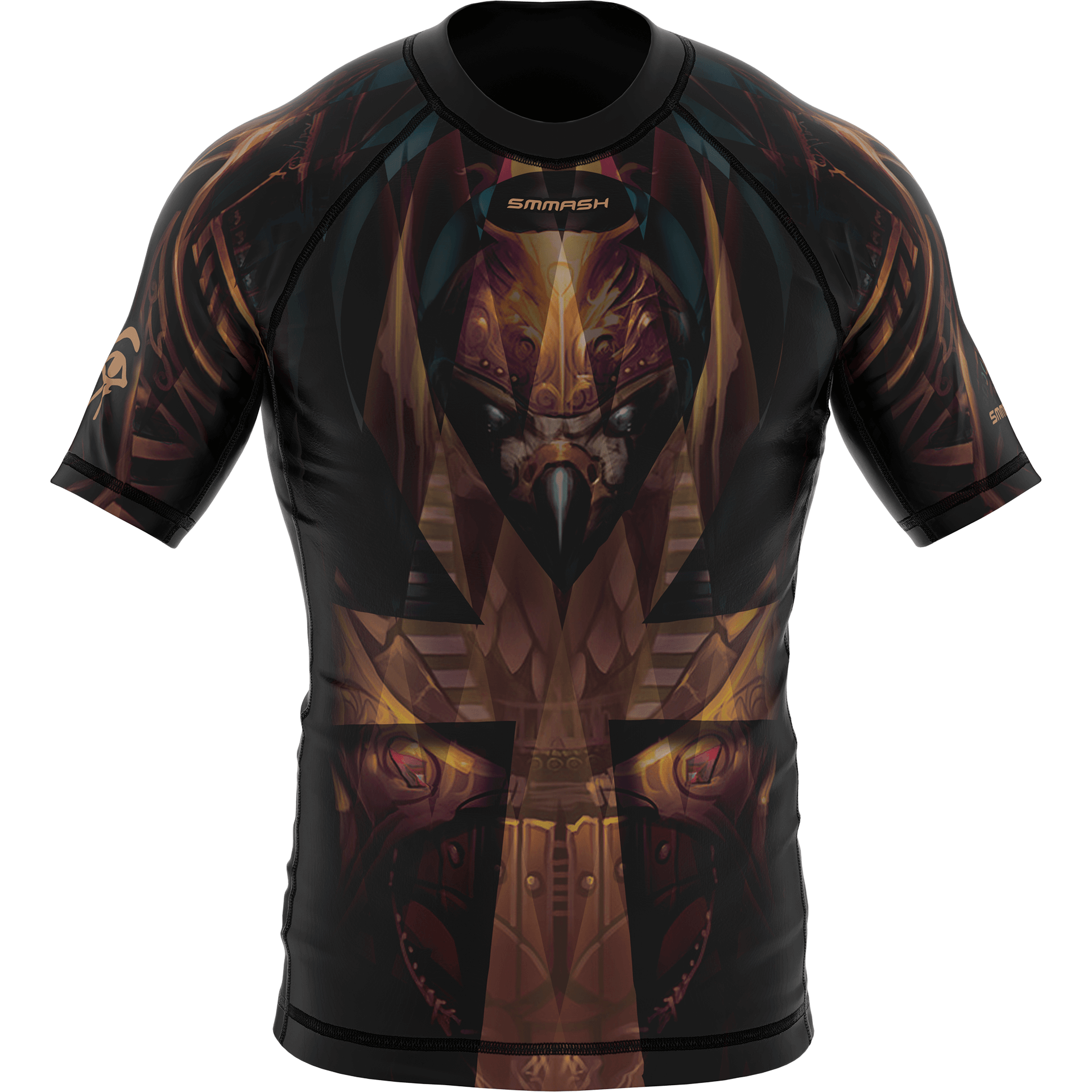 Męski Rashguard MMA Z Krótkim Rękawem HORUS