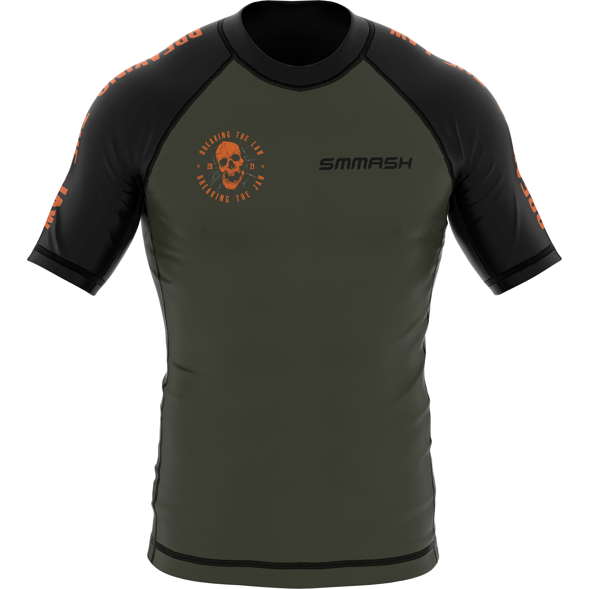 Rashguard MMA z krótkim rękawem męski SMMASH JAWBREAKERS