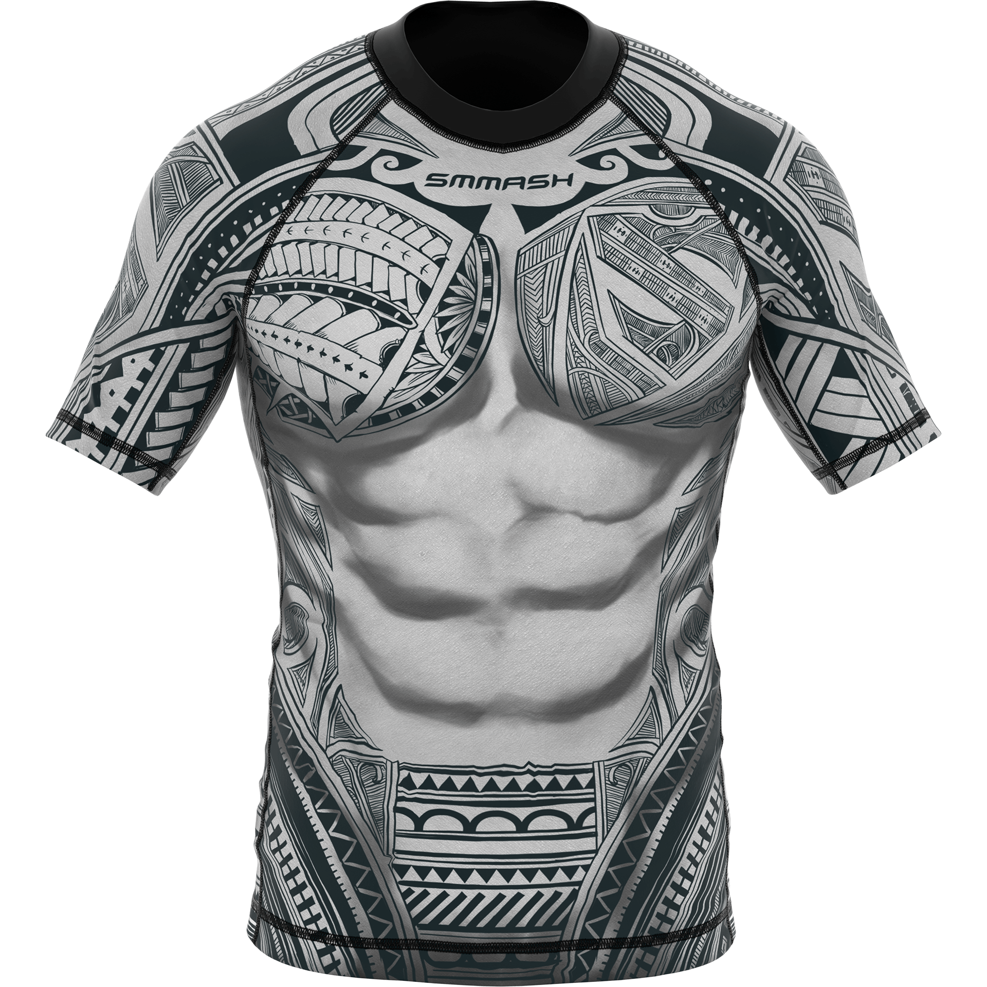 Treningowa Koszulka Rashguard Judo Podkreślająca Mięśnie MAORI