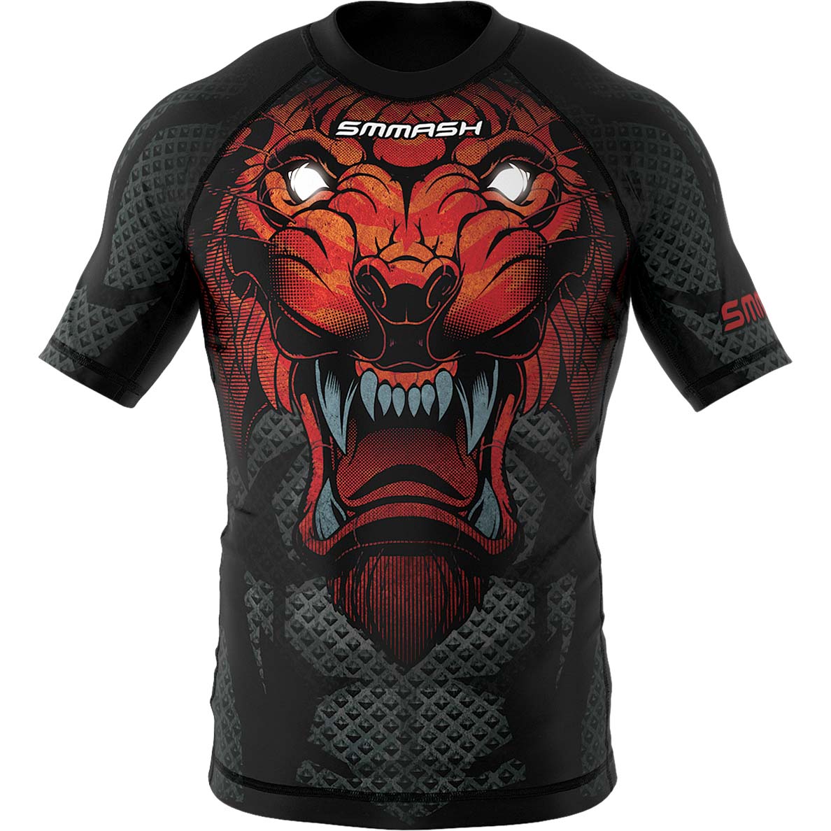 Rashguard Dziecięcy Na Trening Z Nadrukiem FEARLESS