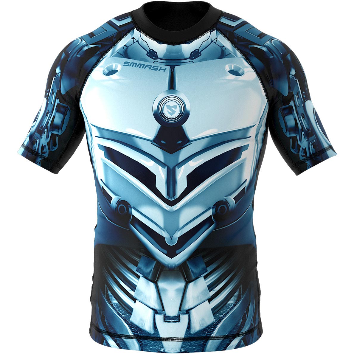 Rashguard Sportowy Męski Z Krótkim Rękawem STEEL ARMOUR