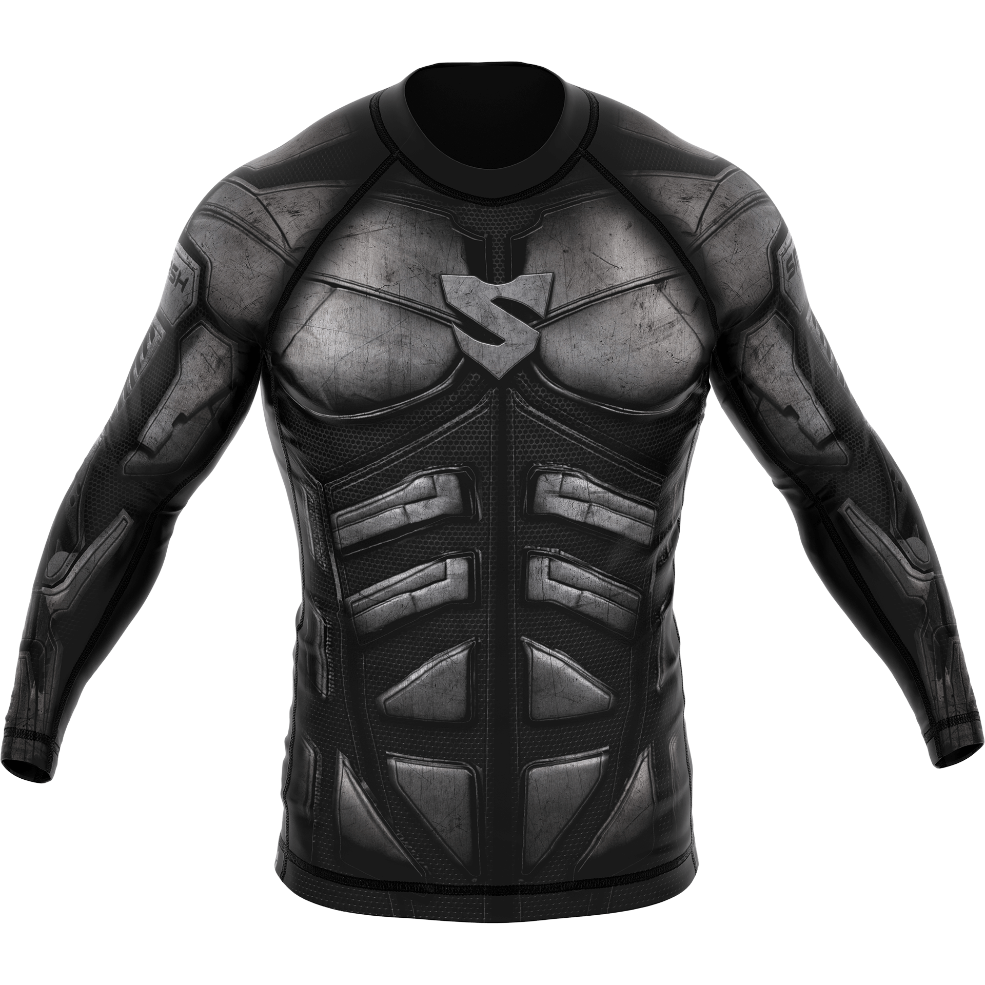 Męski Rashguard MMA Podkreślający Mięśnie DARK KNIGHT