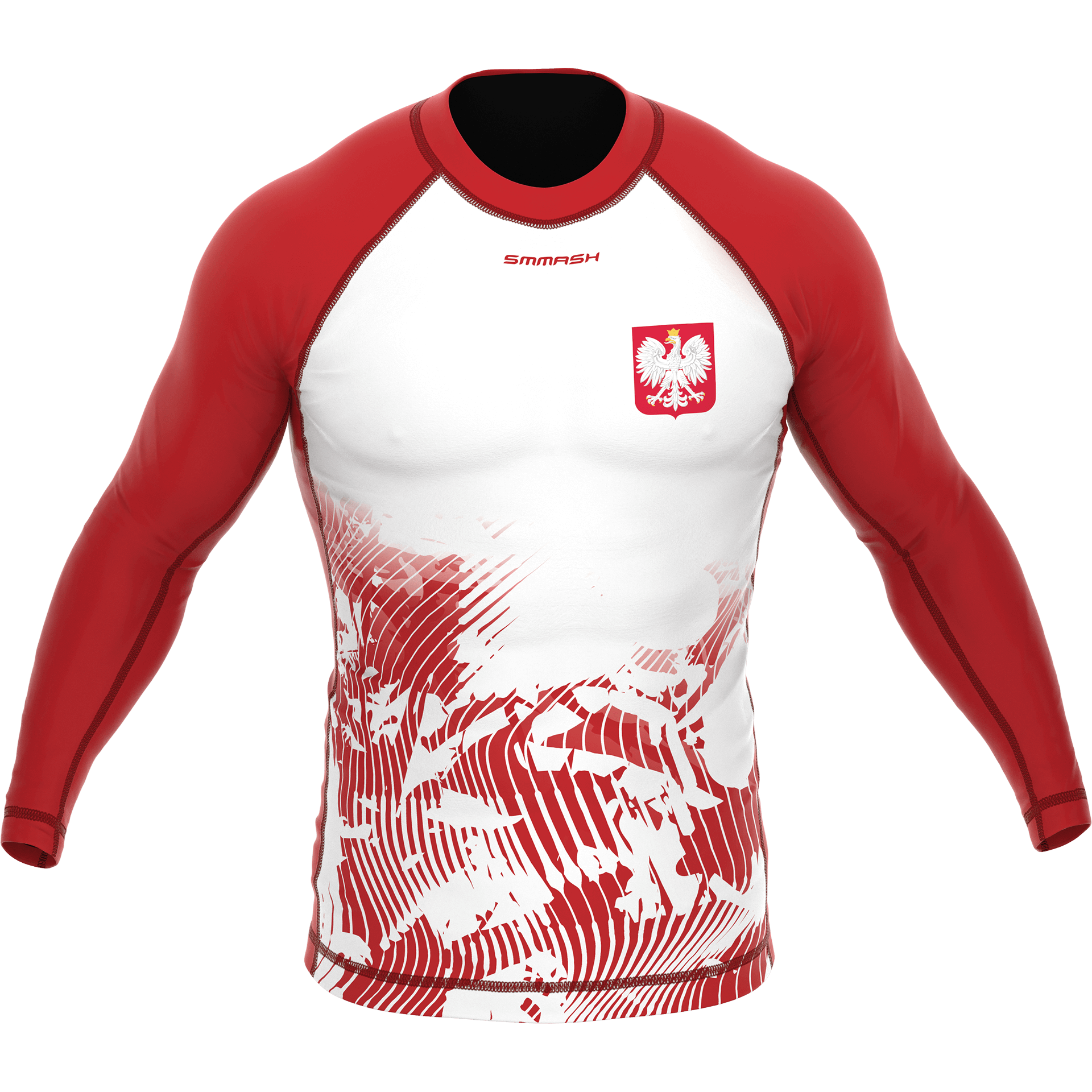 Męski rashguard MMA z długim rękawem  PATRIOT 4.0 - SMMASH PATRIOT 4.0