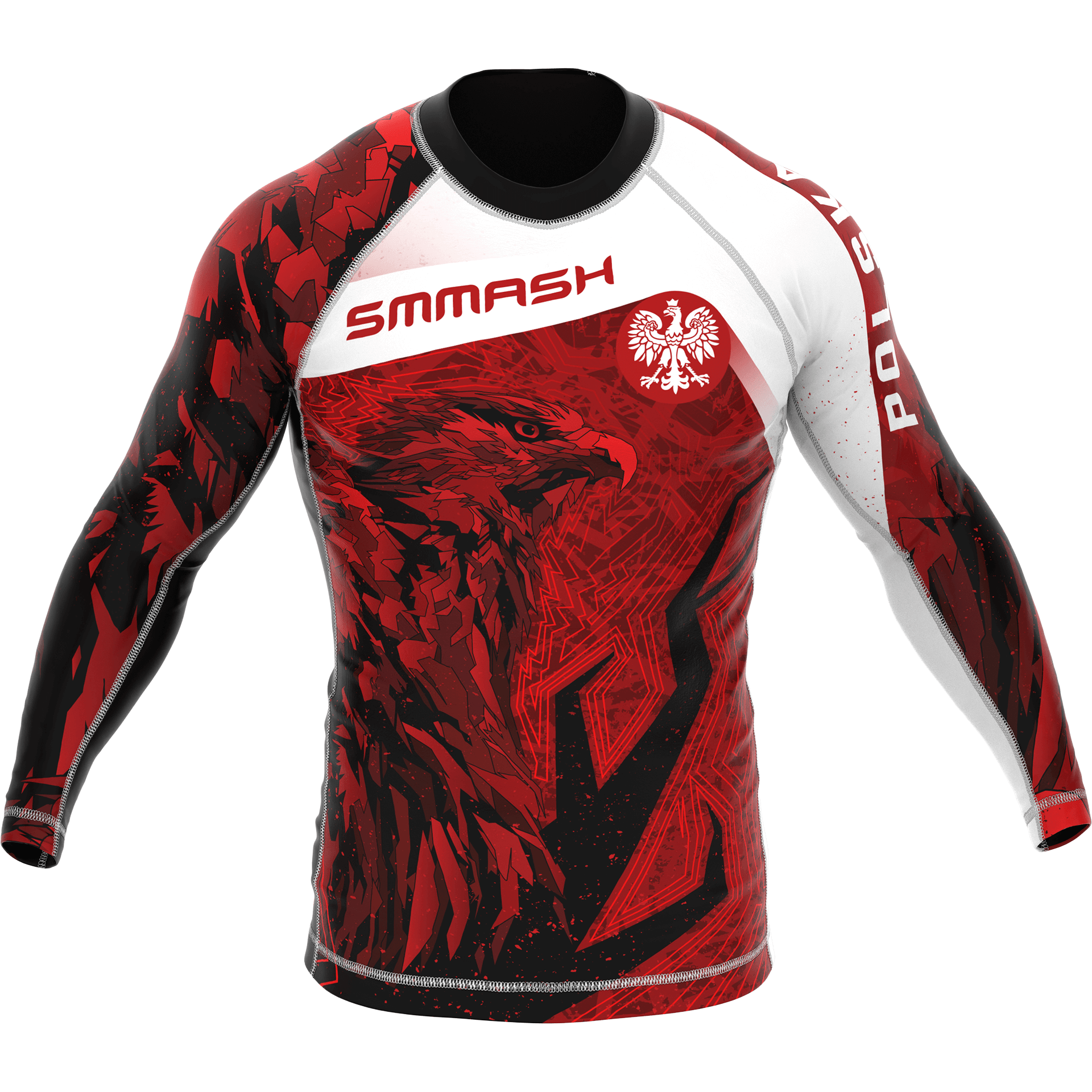 Rashguard MMA Męski W Barwach Polski PATRIOT 2.0 POLAND