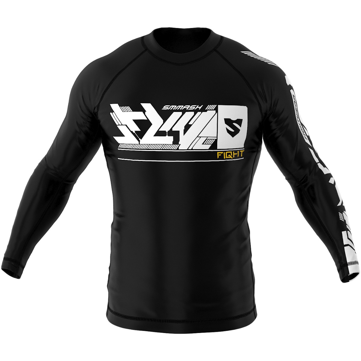 Czarny Rashguard MMA Dla Mężczyzn KNOCKOUT KINGS