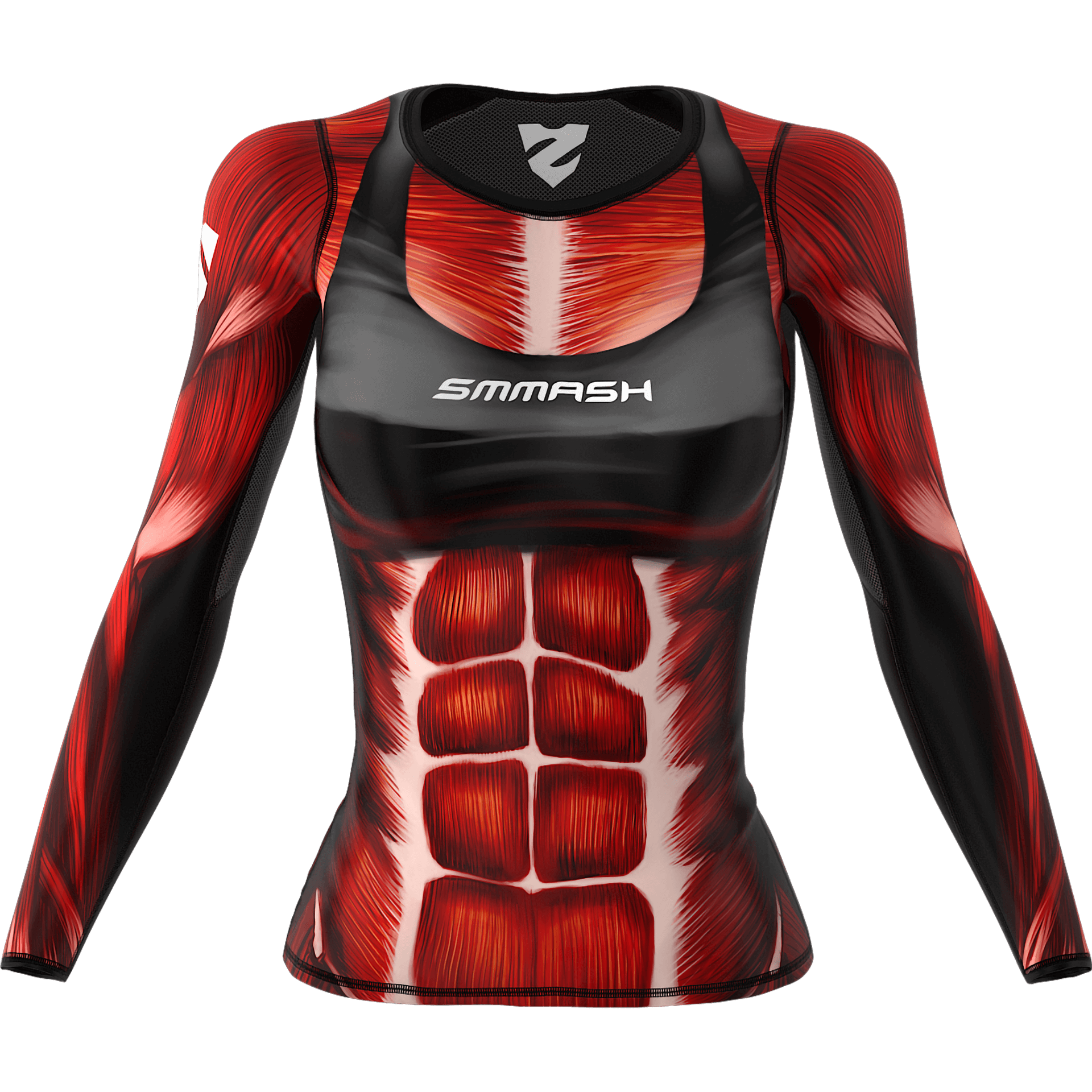 Damska Koszulka Do Biegania Podkreślająca Mięśnie MUSCLE