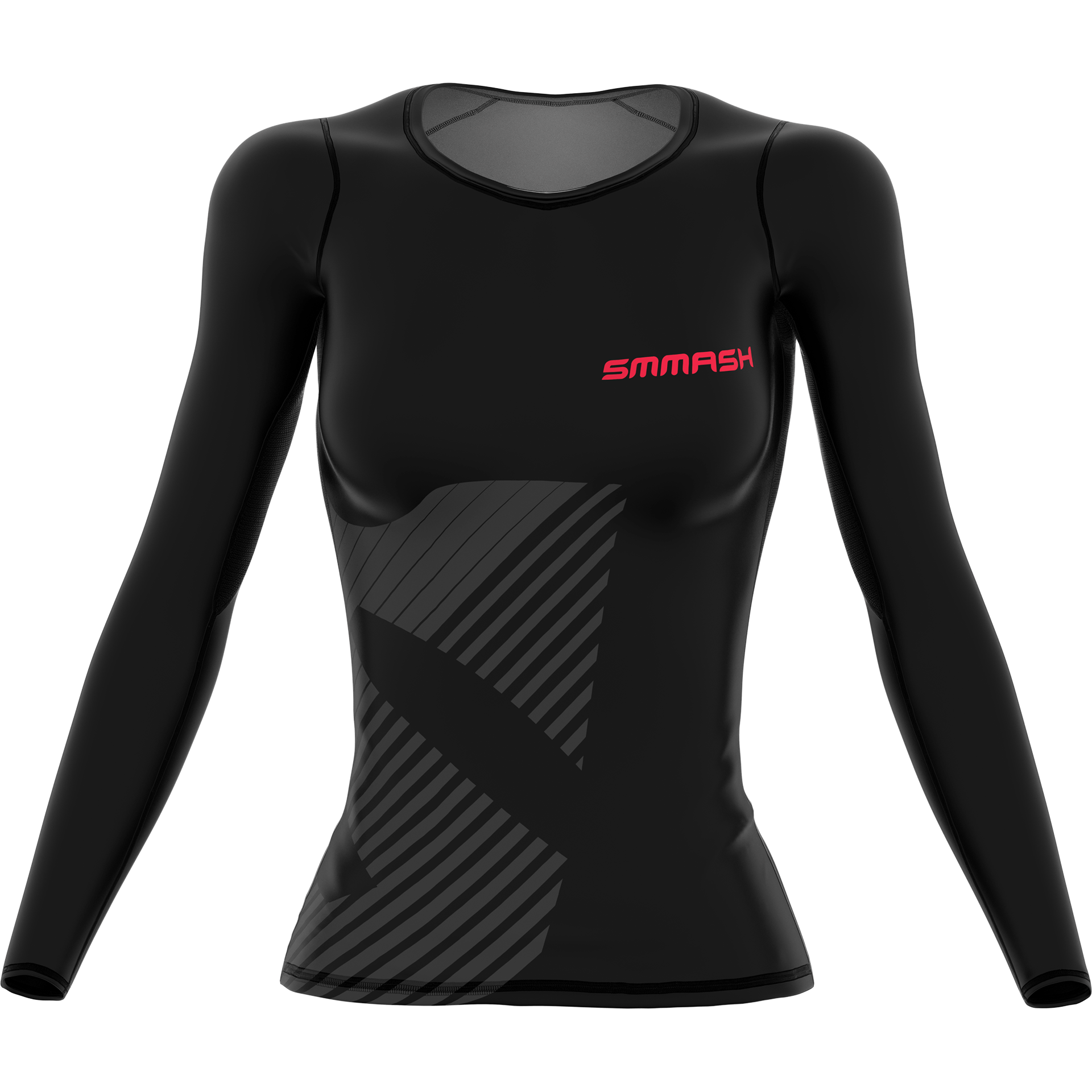Damski Rashguard Kompresyjny Do Treningu i Crossfitu – SMMASH SIGNATURE