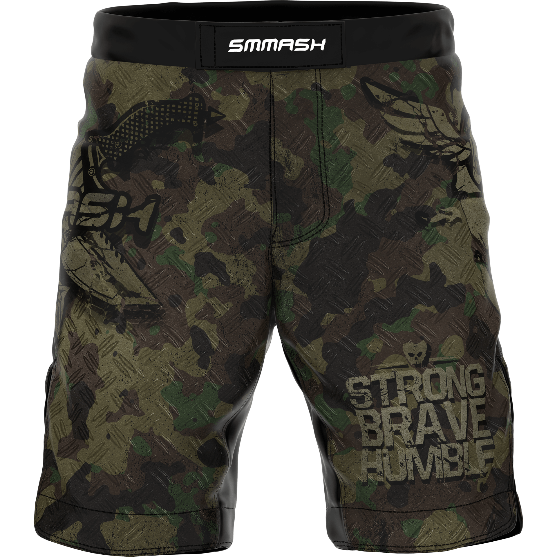 Spodenki Na Siłownię W Kolorze Wojskowym COMBAT 3.0