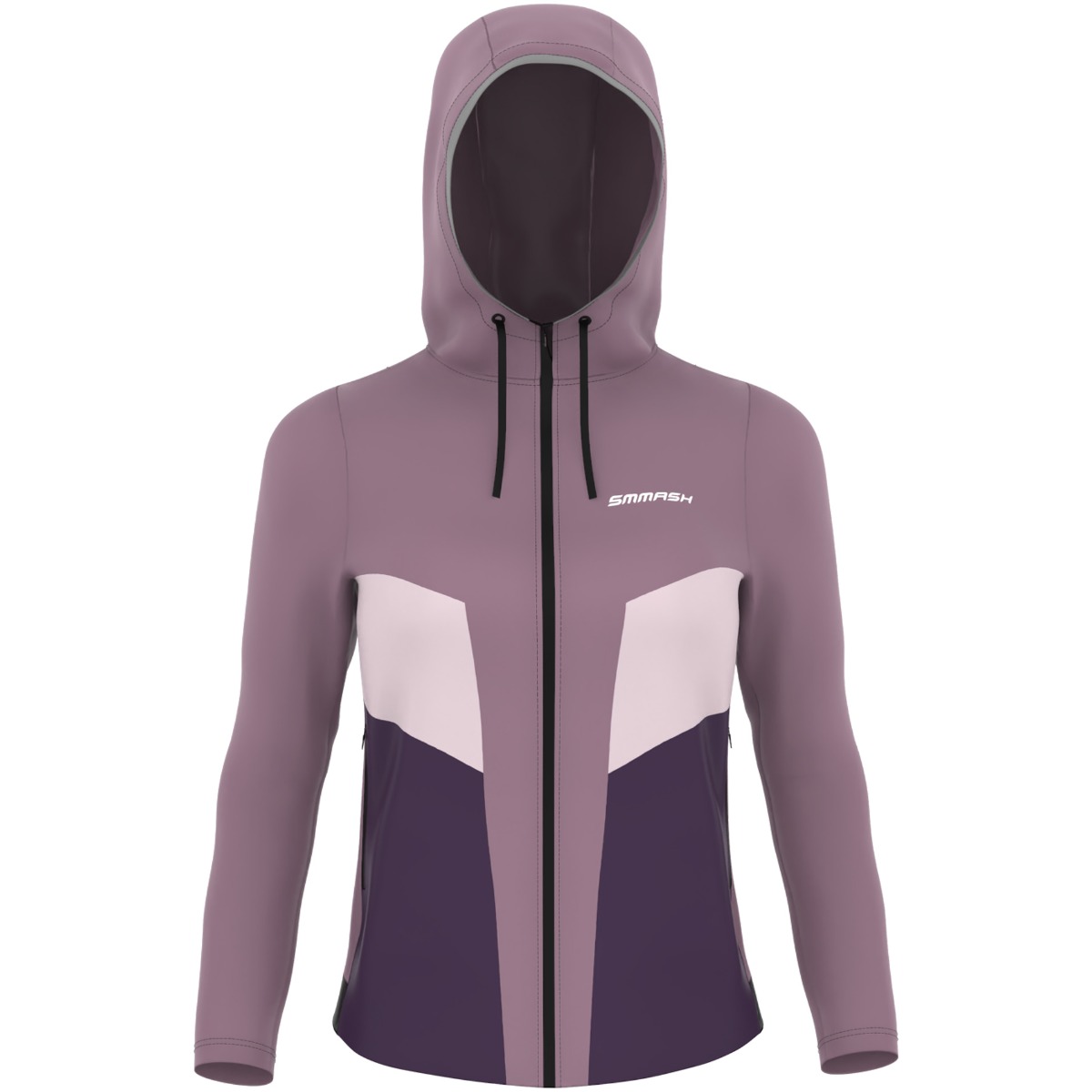 Bluza Sportowa Rozpinana Z Kapturem W Kolorze Pudrowego Różu DUSTY ROSE