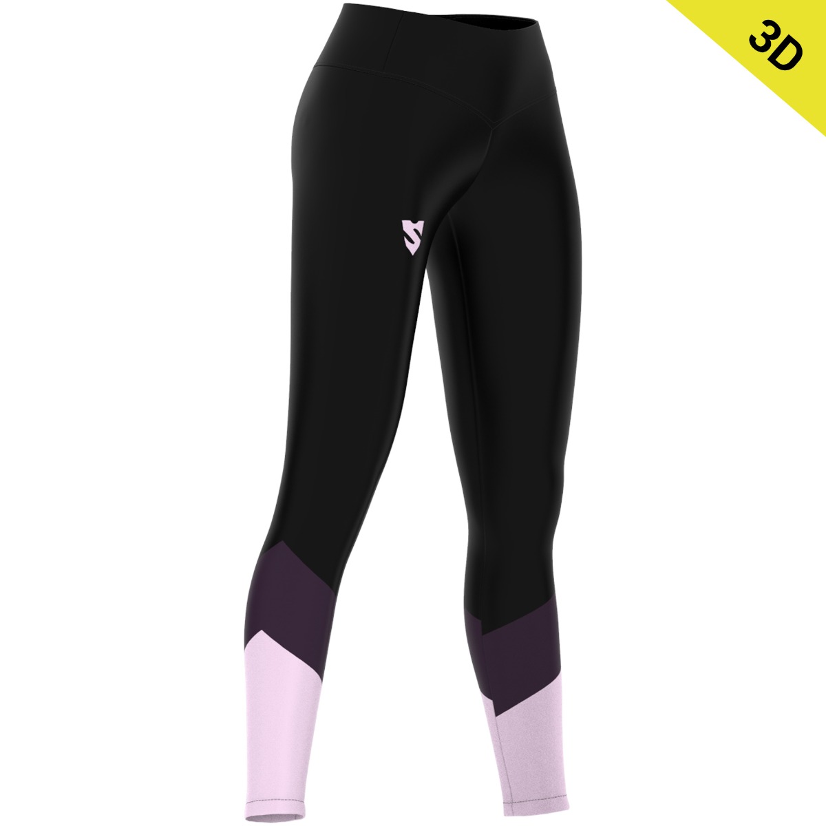 Damskie Długie legginsy 3D CRISTAL