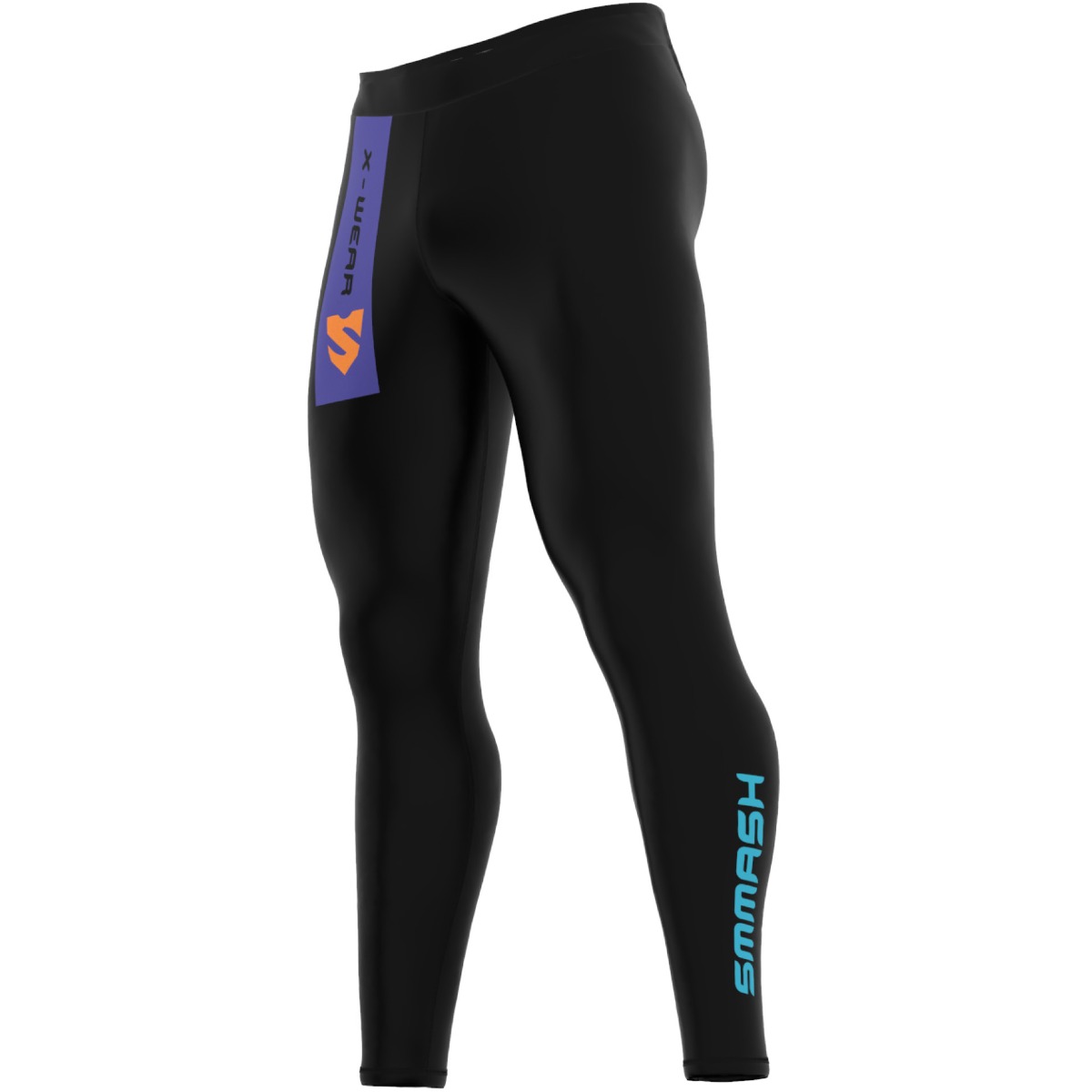 Czarne Sportowe Legginsy Na Siłownie STREET