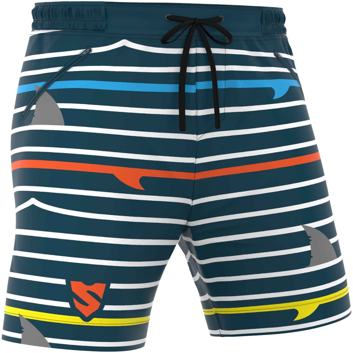 Boardshorty Męskie W Paski FINS
