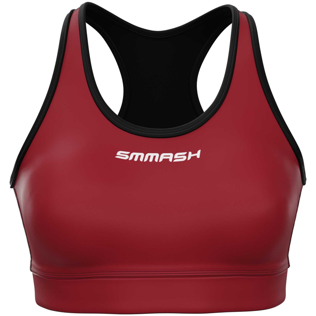 Treningowy Top Damski W Kolorze Burgundowym BURGUNDY