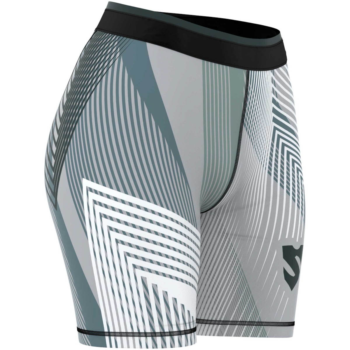 Krótkie Legginsy Damskie Szare CREST