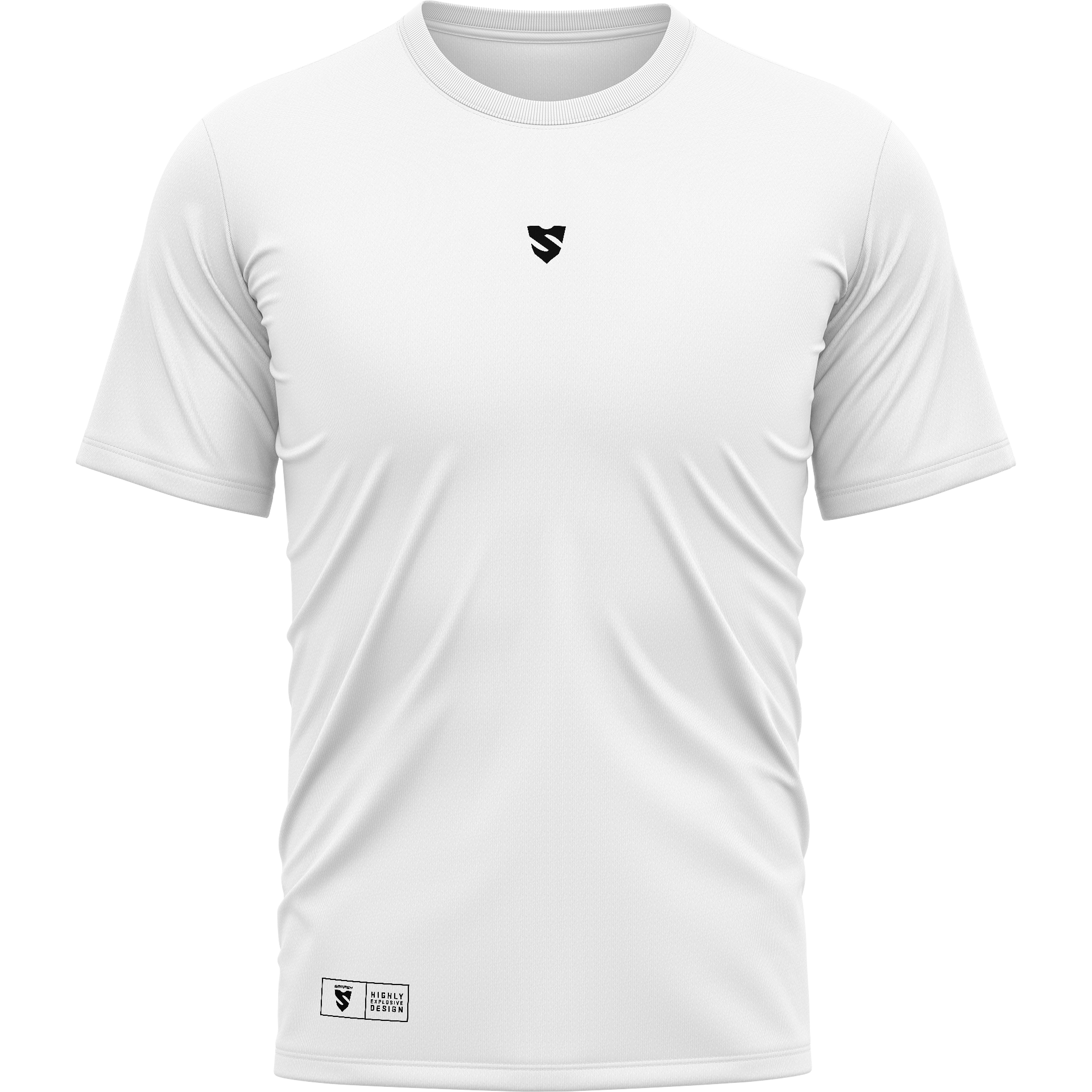 MĘSKI T-SHIRT BAWEŁNIANY BASE WHITE