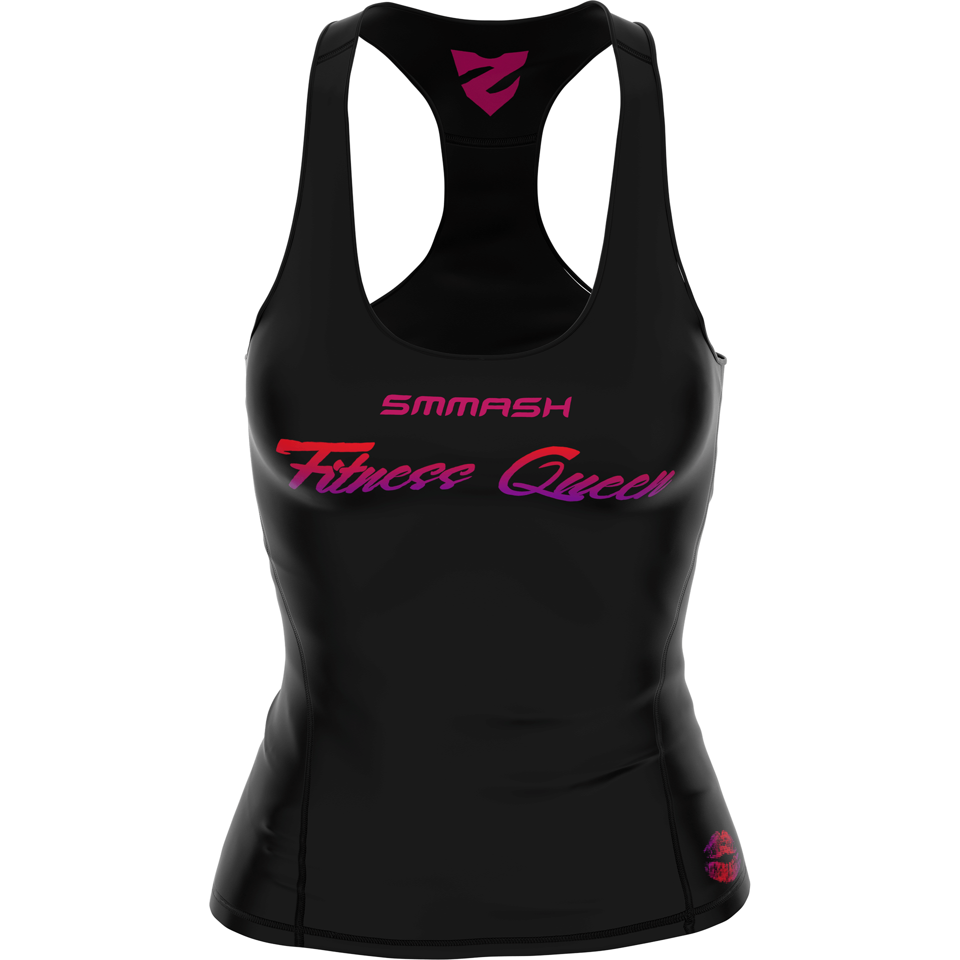 Tank Top Na Siłownię Z Nadrukiem FITNESS QUEEN