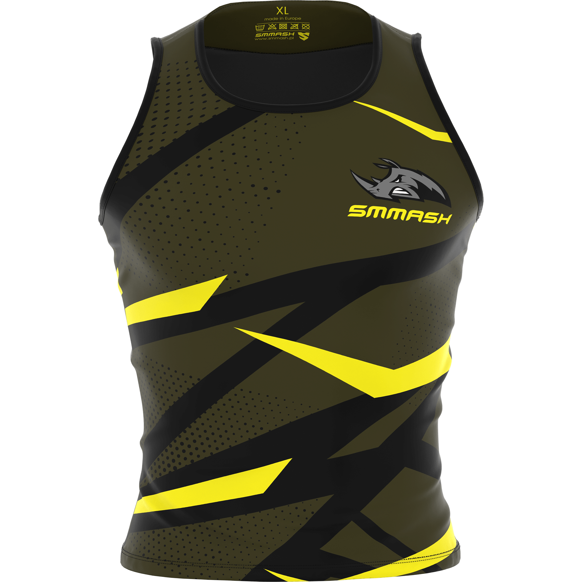 Tank Top Kompresyjny Bez Rękawów W Kolorze Khaki MUD RHINO