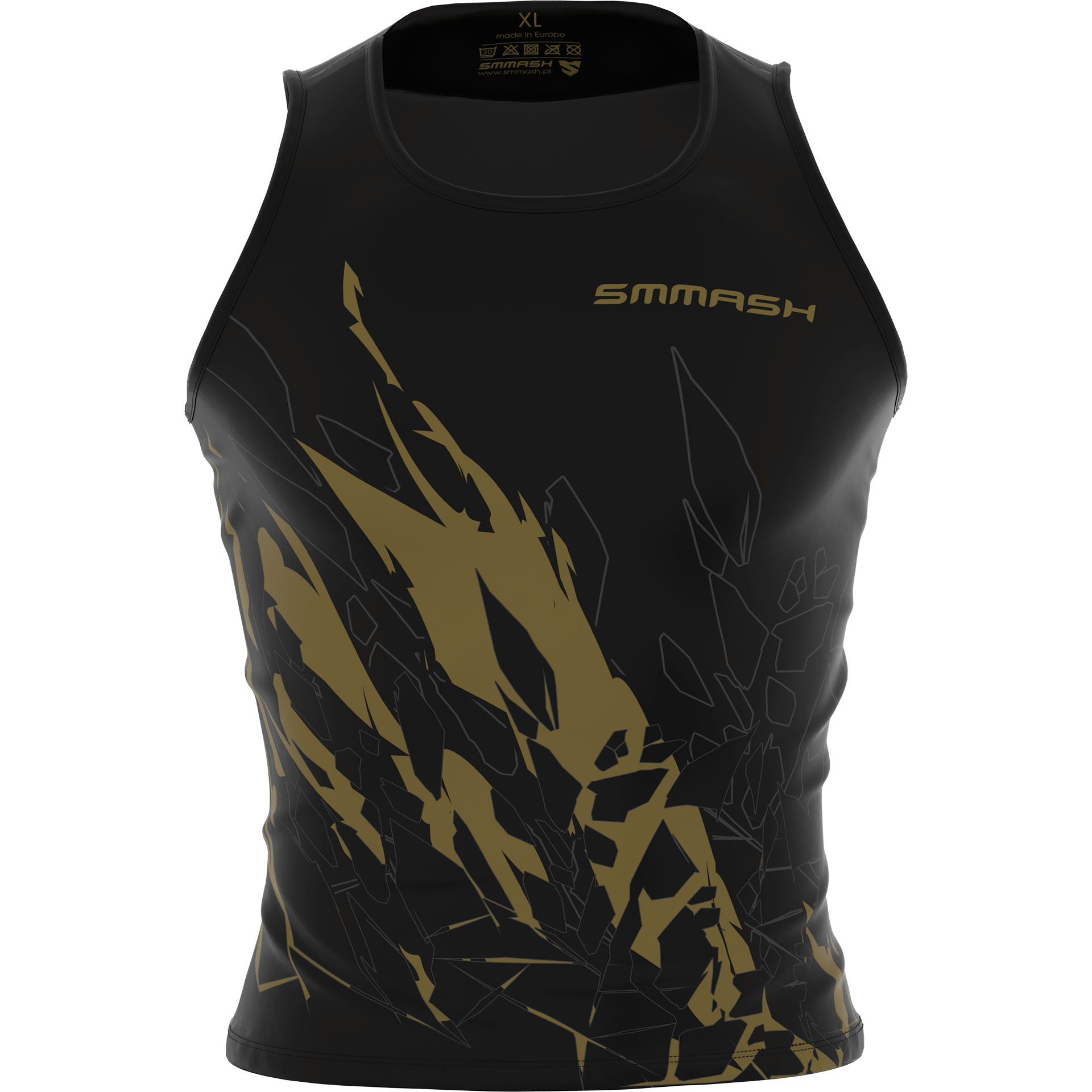 Kompresyjny Tank Top Męski Na Siłownie CRUSH
