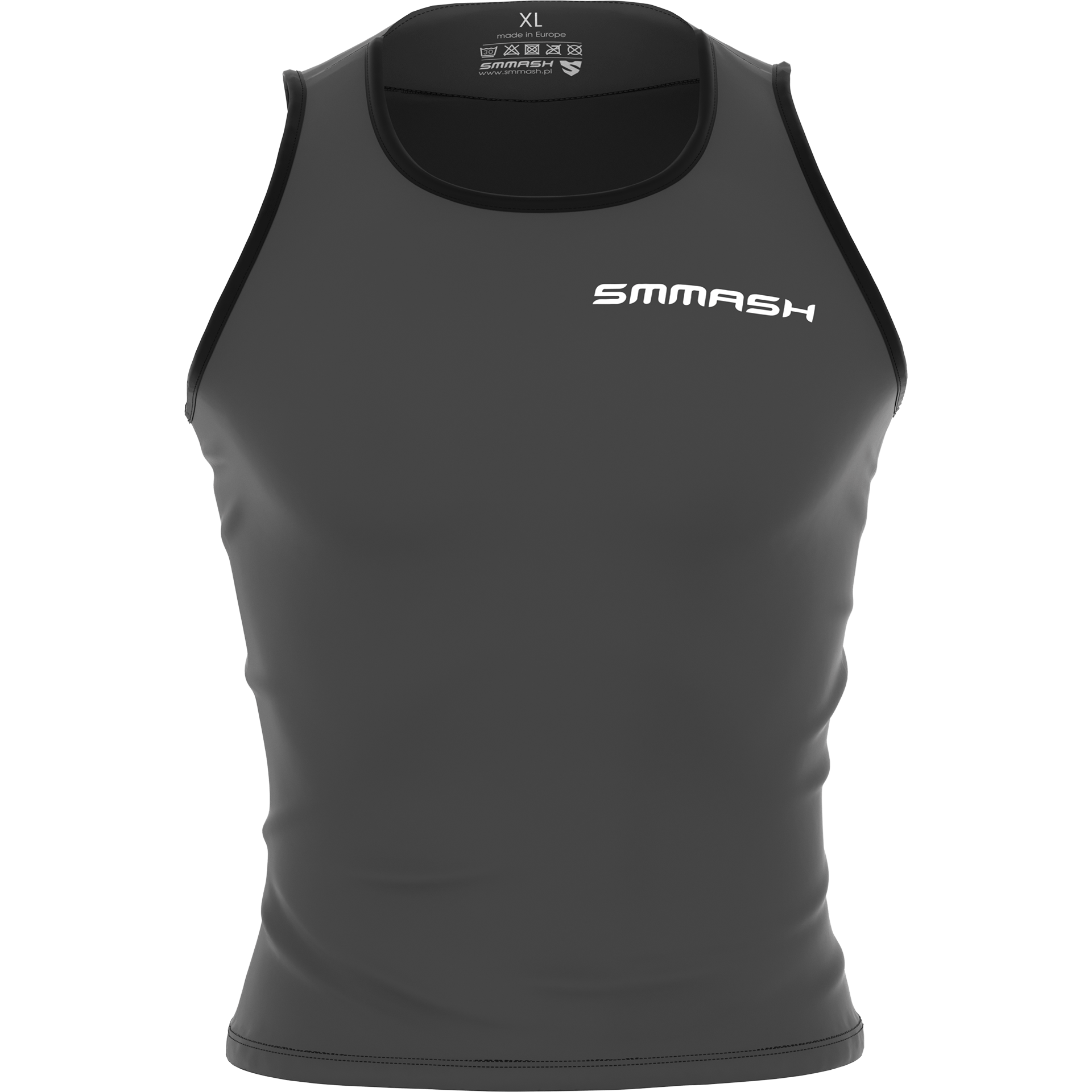 Szary Męski Tank Top Treningowy GRAPHITE