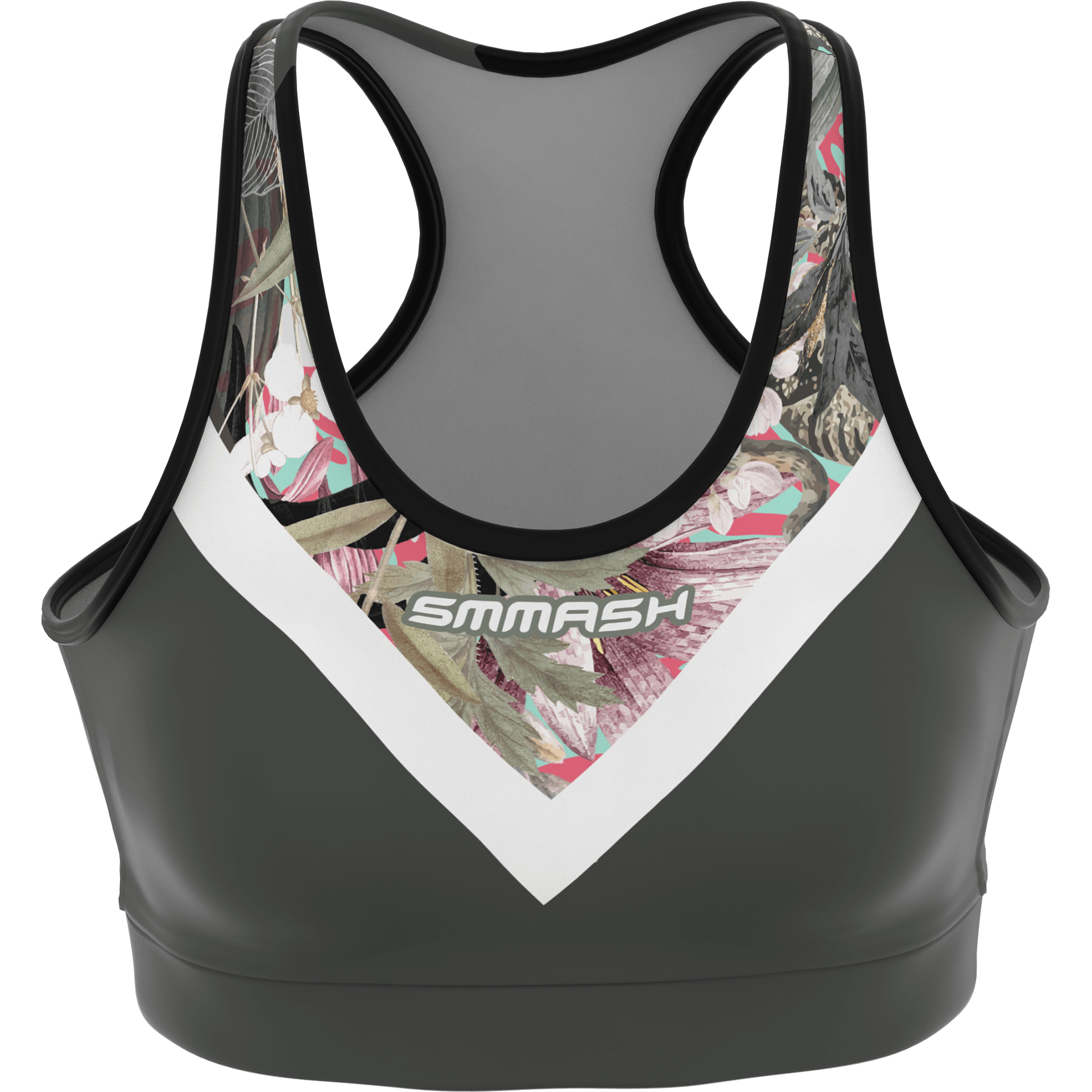 Sportowy Top Fitnessowy FLORAL