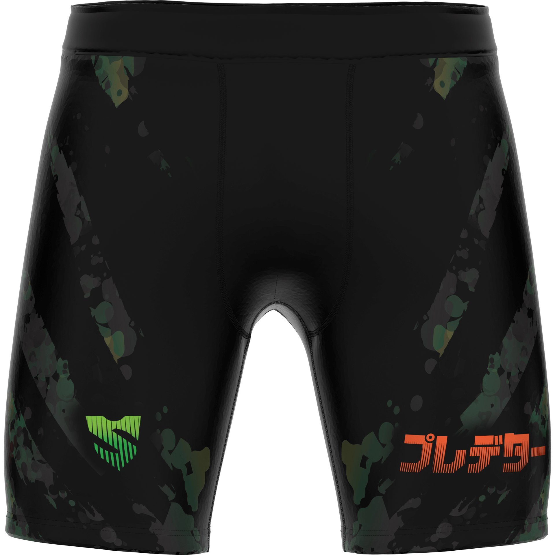 Męskie Krótkie Legginsy Do Walki Z Motywem Hulk PREDATOR