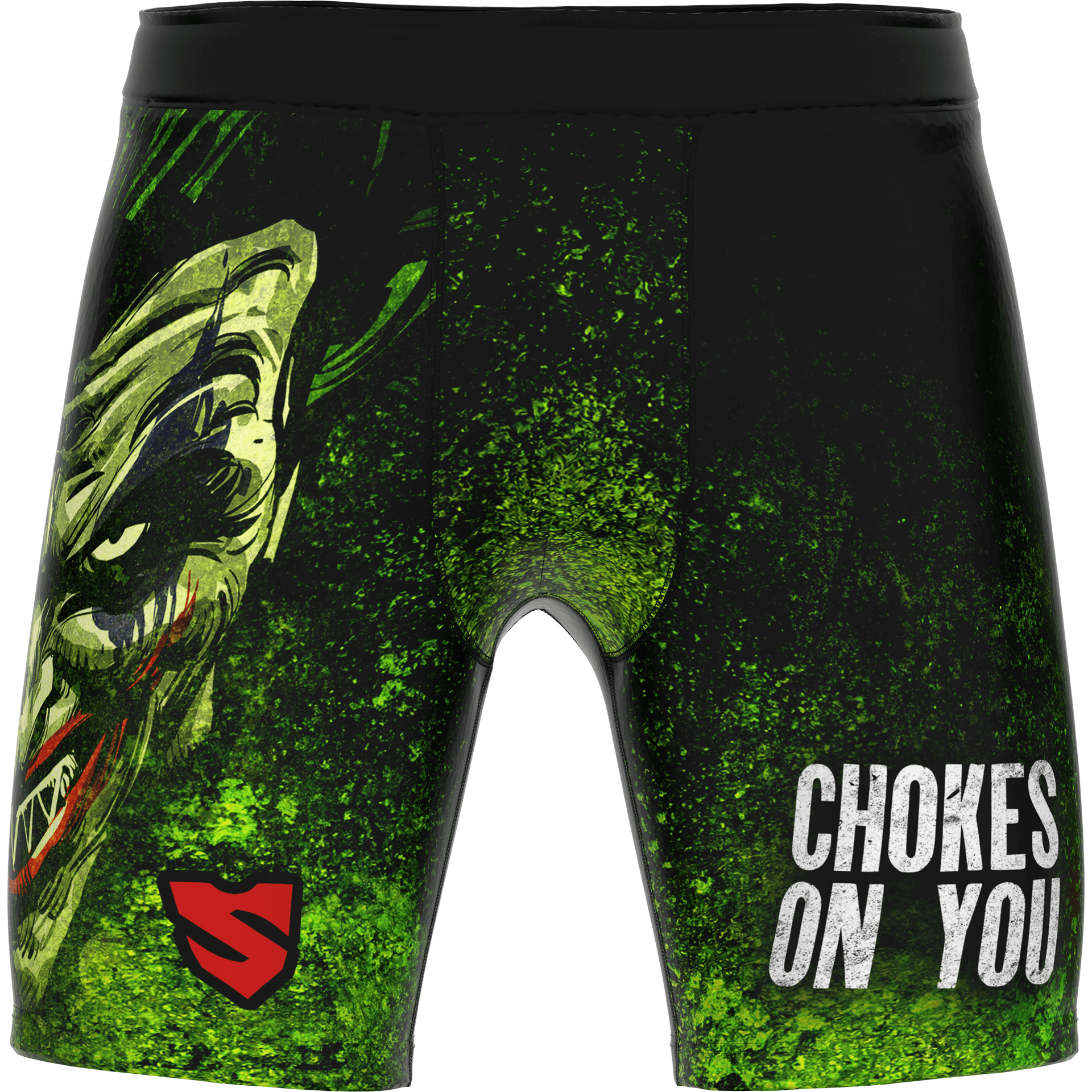 Krótkie Legginsy MMA Vale Tudo PRO Motyw Hulk THE CHOKER