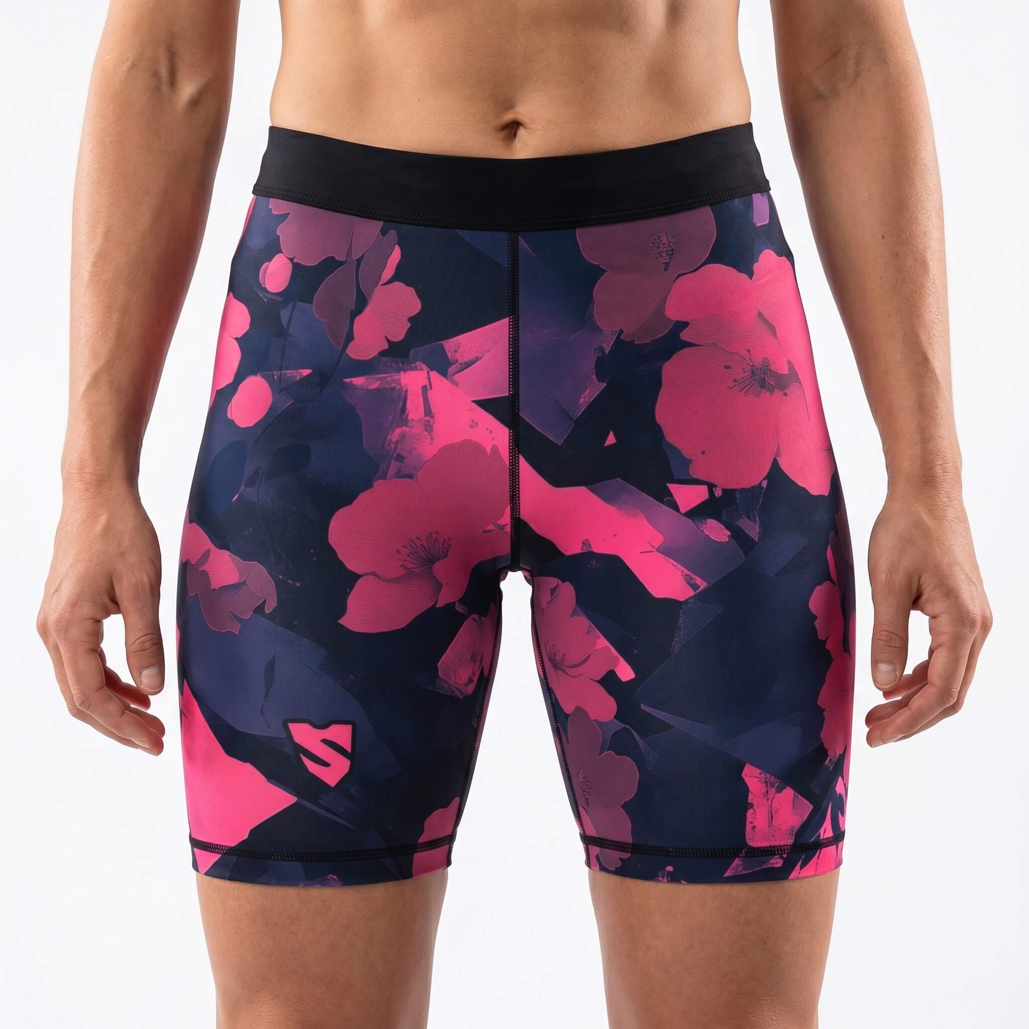 DAMSKIE LEGGINSY KOMPRESYJNE ULTRA LIGHT FLOWERY