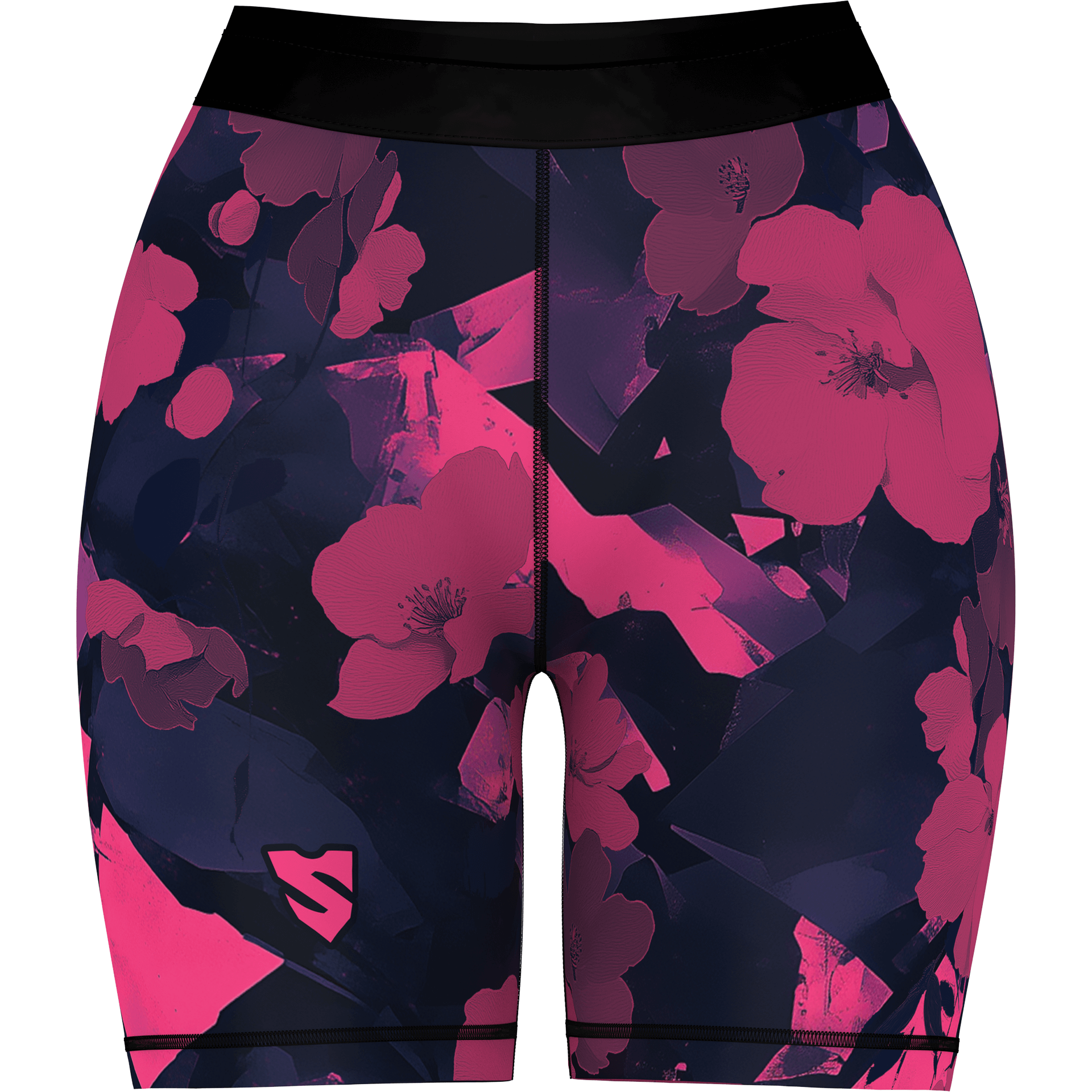 Legginsy Flowery Smmash do Biegania i OCR Elastyczne Mocne Wyraziste FLOWERY